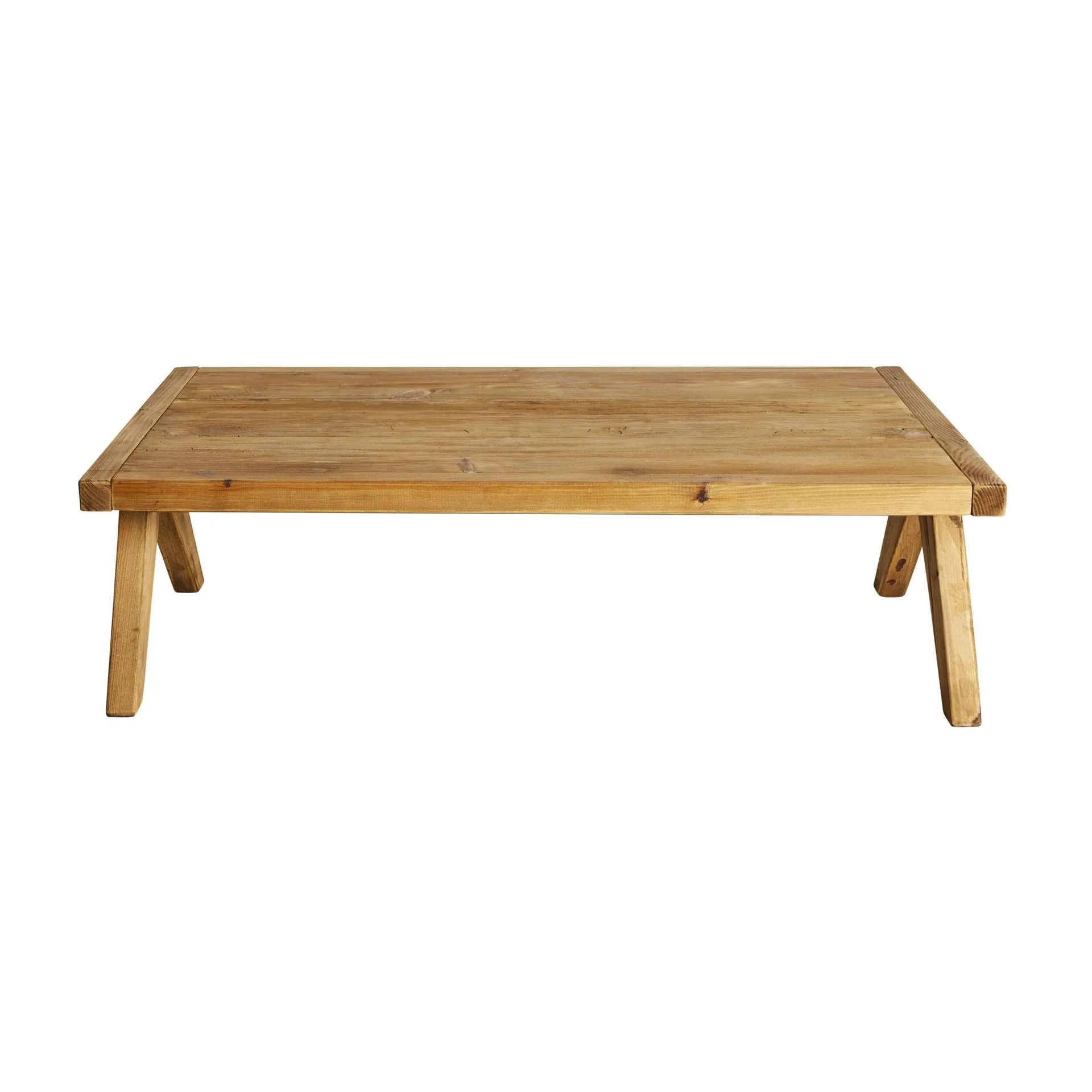 Kalise Reclaimed Timber Coffee Table with Scissor Leg