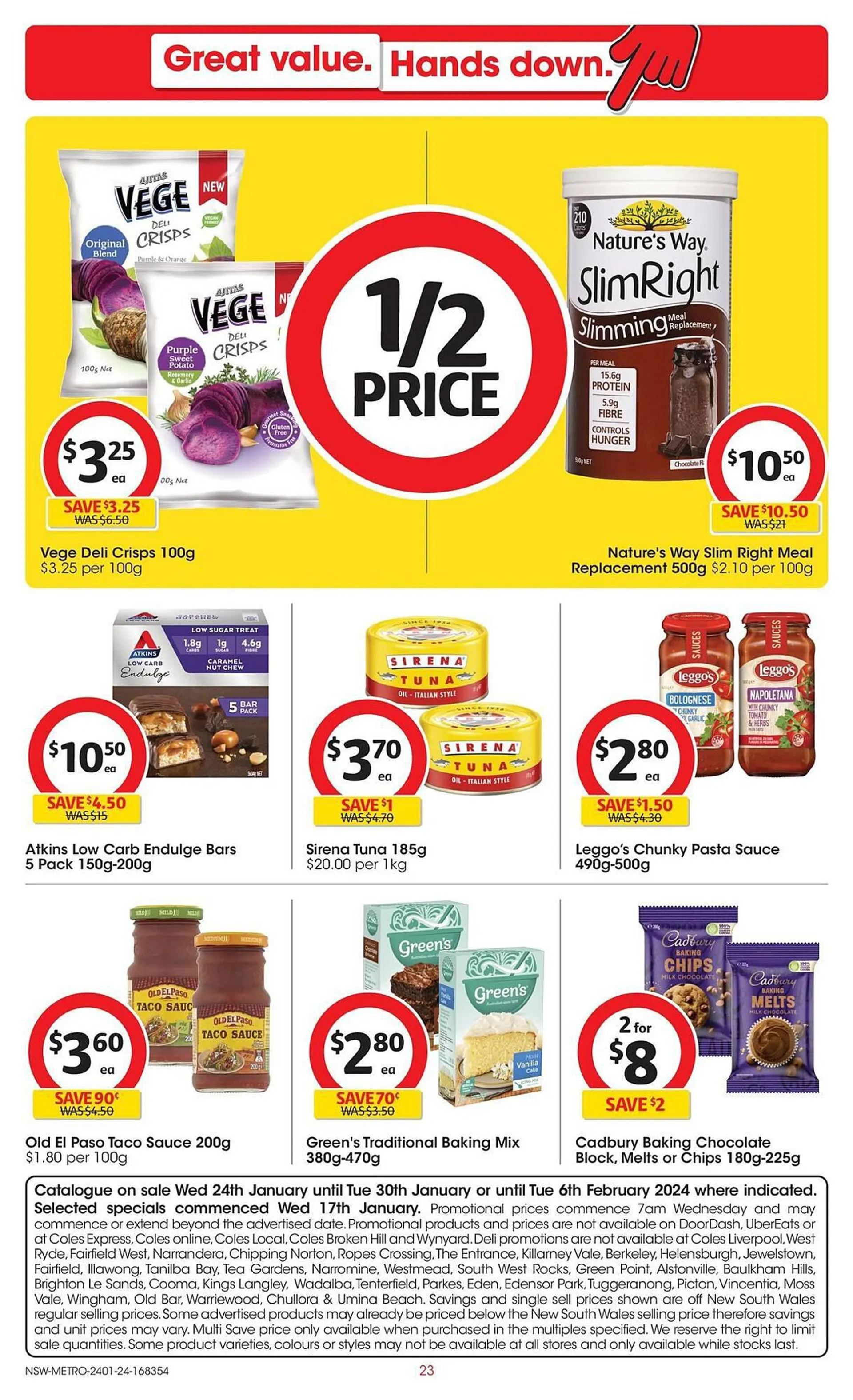 Coles catalogue - Catalogue valid from 24 January to 30 January 2024 - page 23