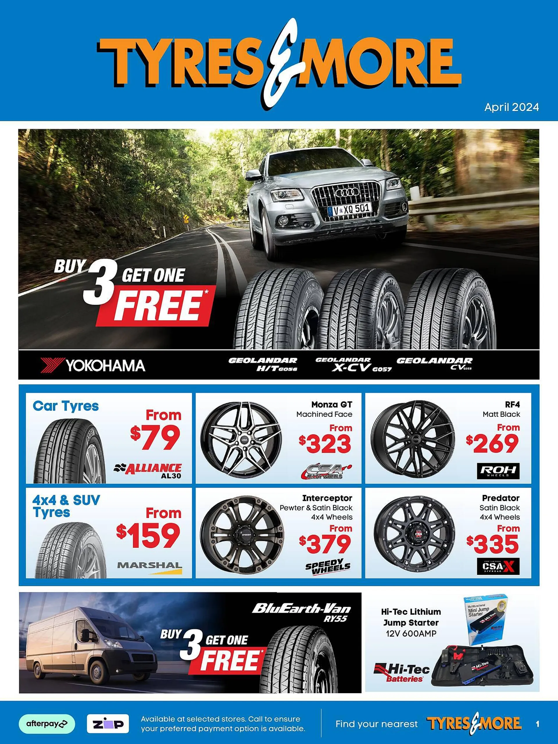 Tyres & More catalogue - Catalogue valid from 1 April to 30 April 2024 - page 