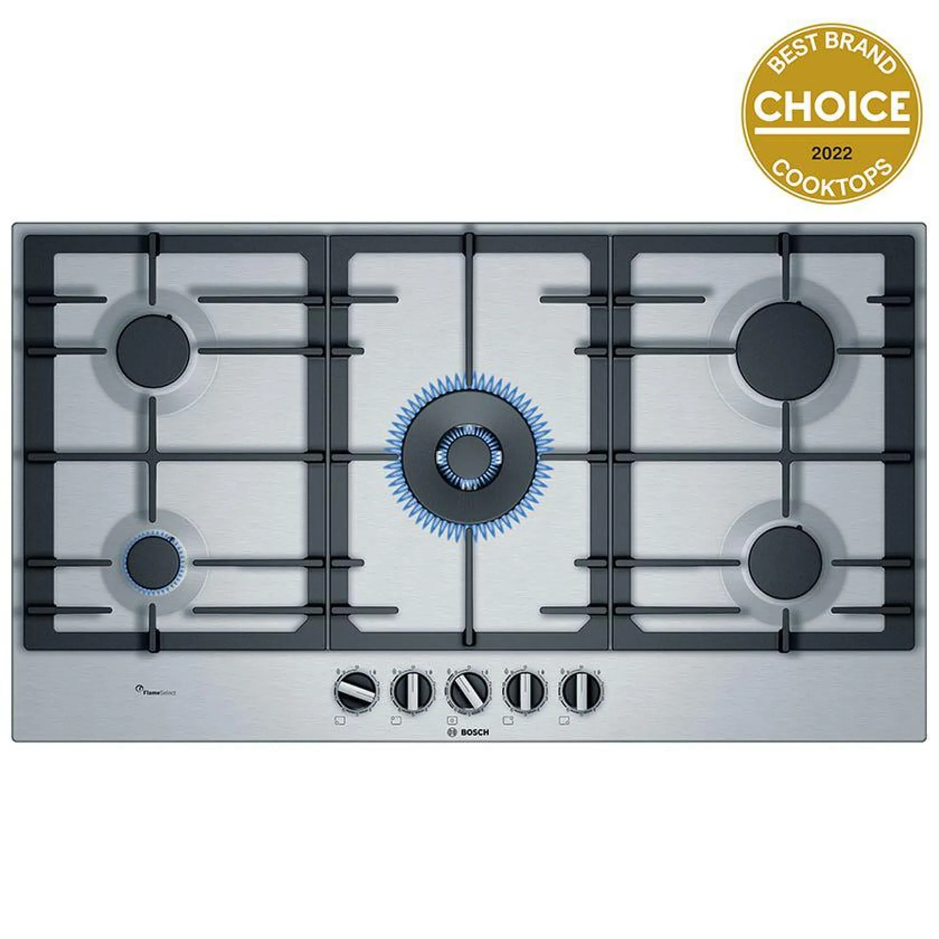 Bosch PCR9A5B90A 90cm Serie 6 Gas Cooktop