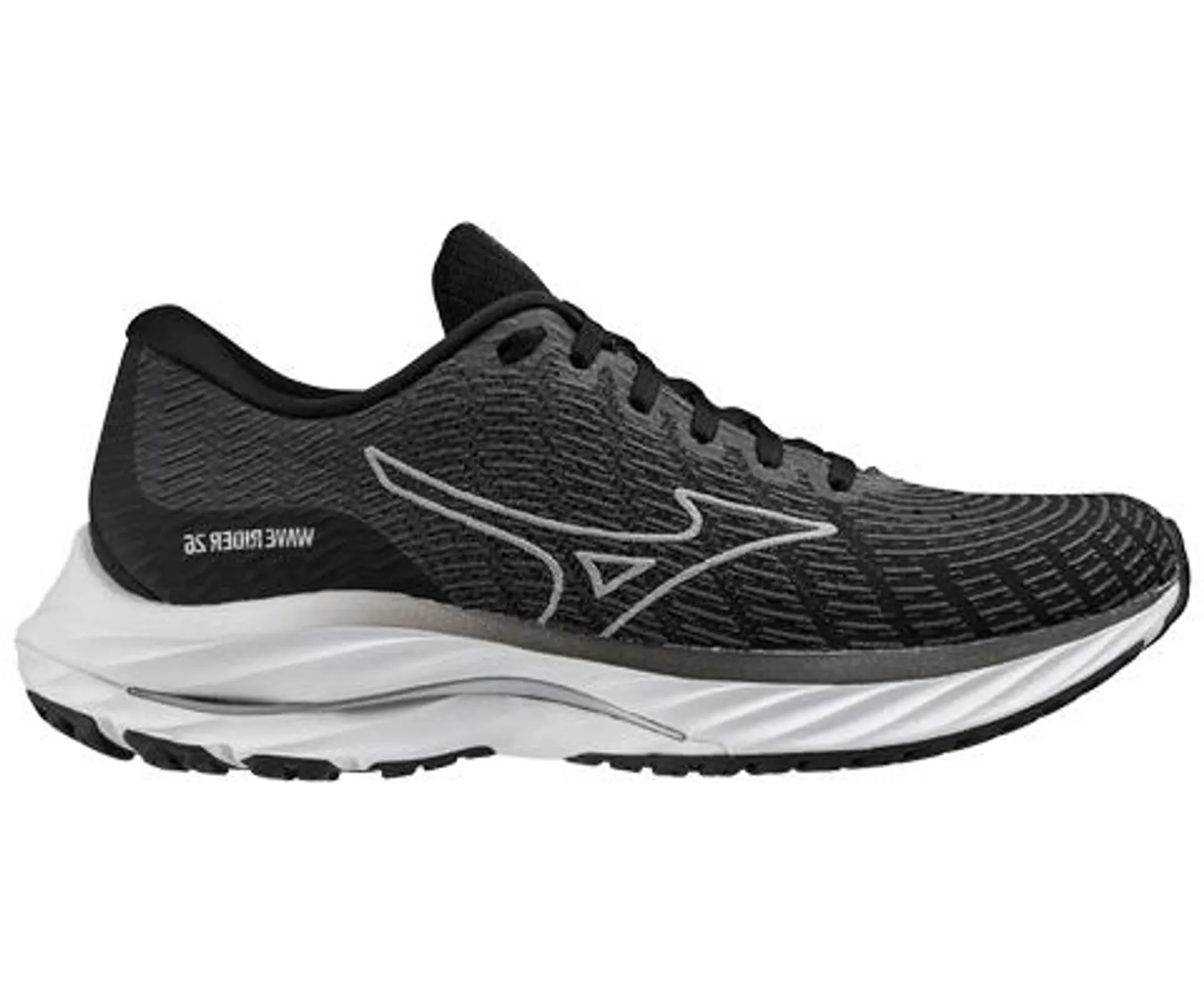 Mizuno Wave Rider 26 SSW (W) - Womens - Black/White/Dark Shadow