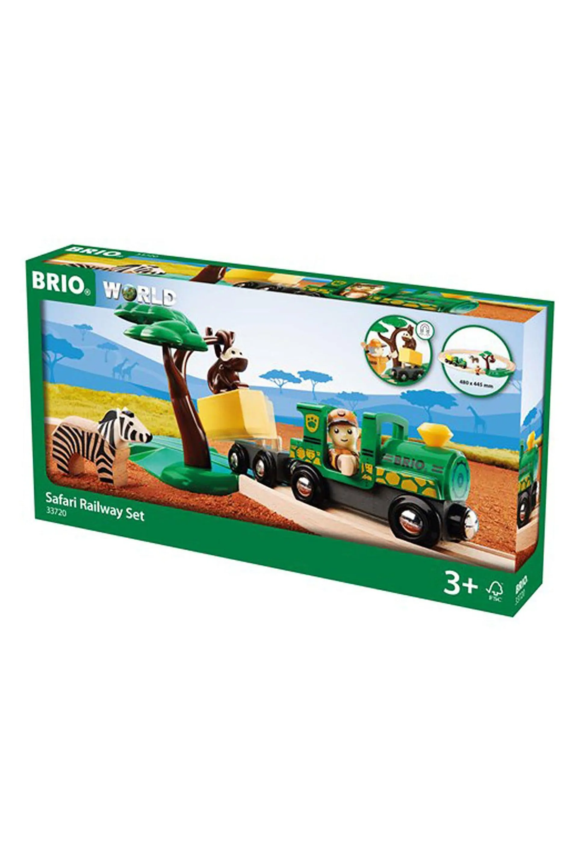 BRIO 33720 Safari Railway Set