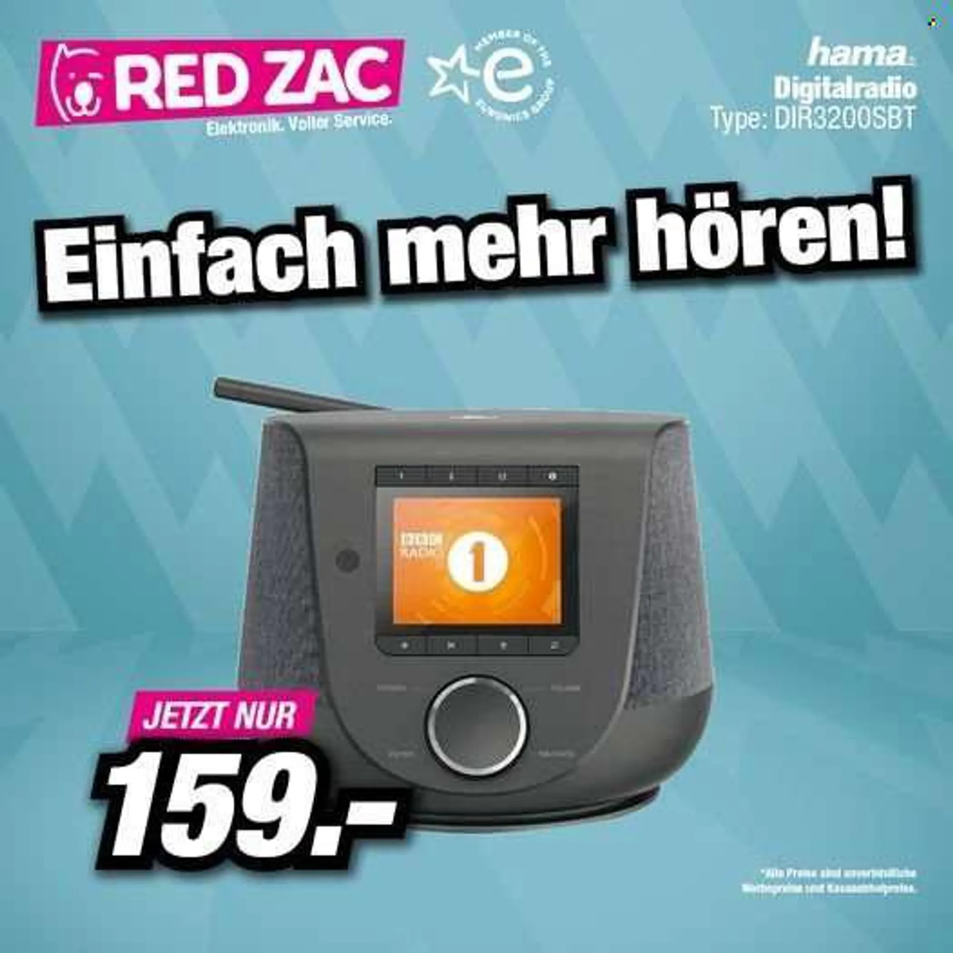 Angebote RED ZAC - Verkaufsprodukte - Radio. Seite 2.