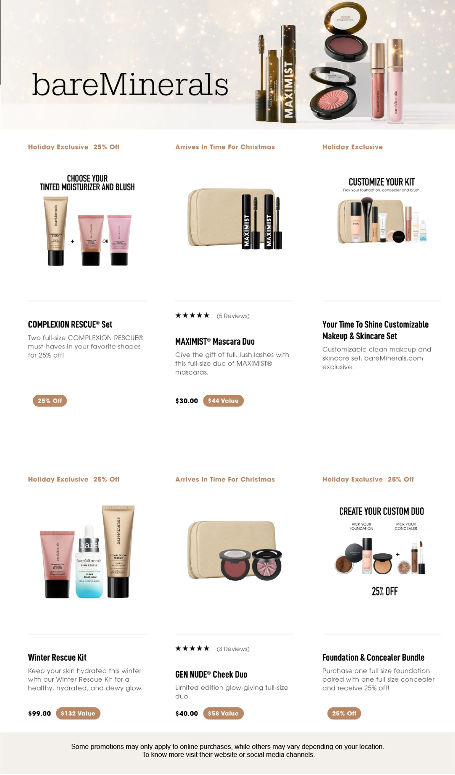 Weekly ad Bare Minerals sales from December 13 to December 27 2024 - Page 3