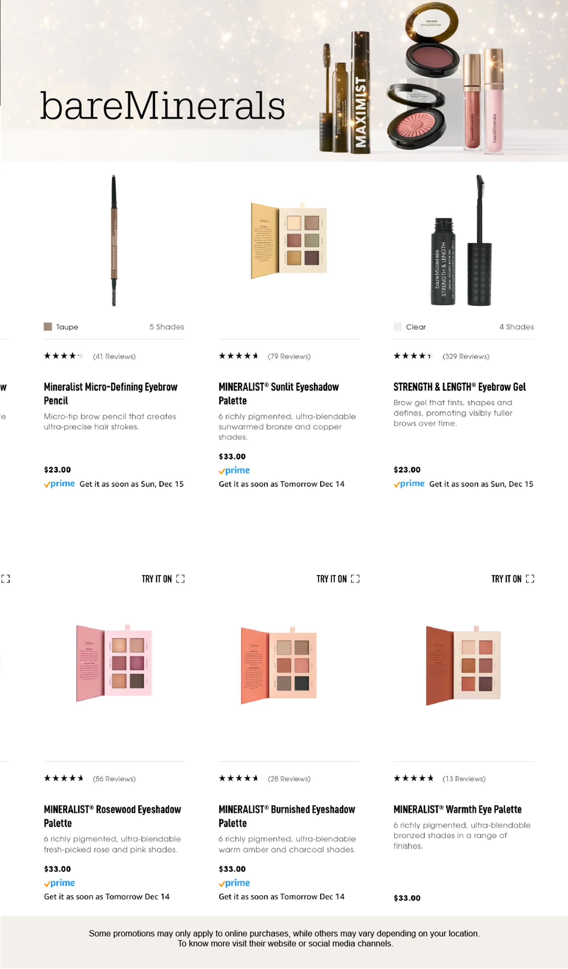 Weekly ad Bare Minerals sales from December 13 to December 27 2024 - Page 4