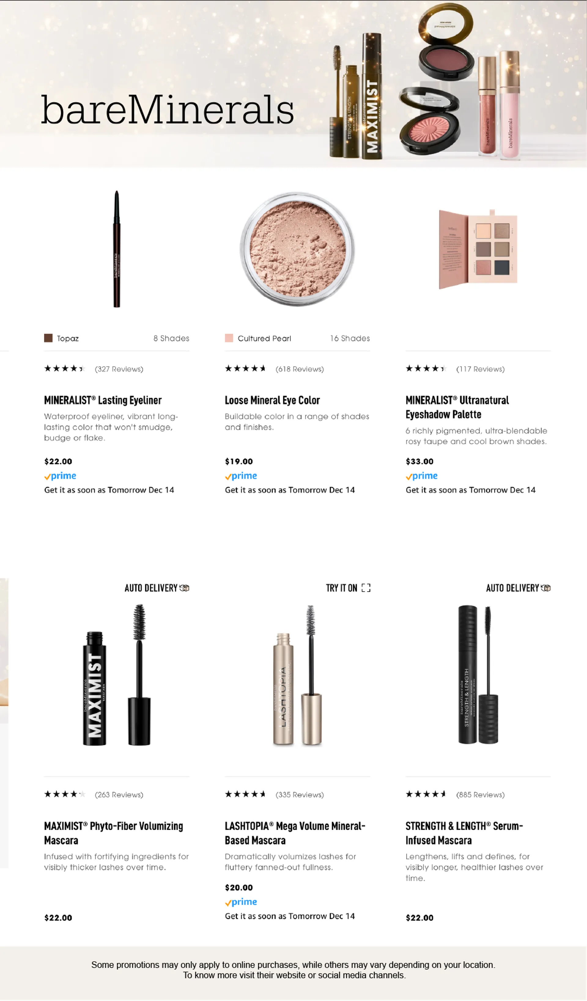 Weekly ad Bare Minerals sales from December 13 to December 27 2024 - Page 2