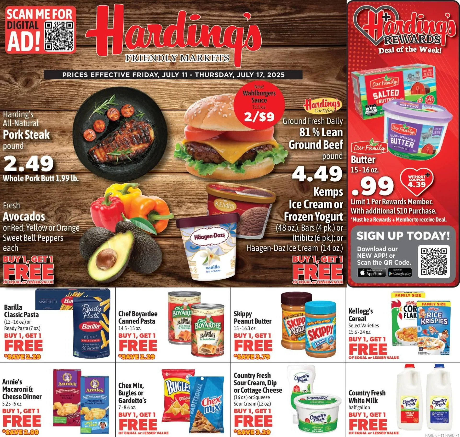 Weekly ad Harding's Markets Sales from July 11 to July 17 2025 - Page 