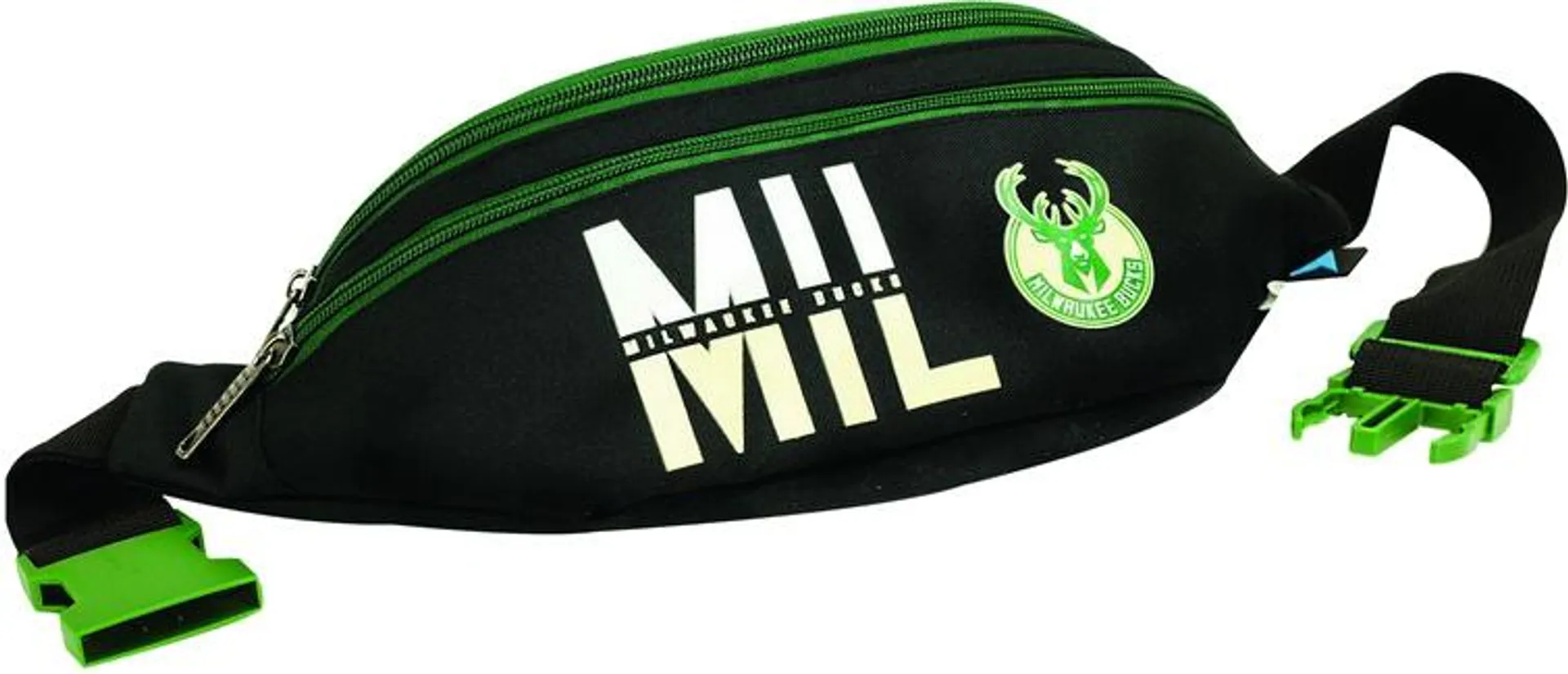 NBA Milwaukee Bucks heuptas junior zwart/groen one-size