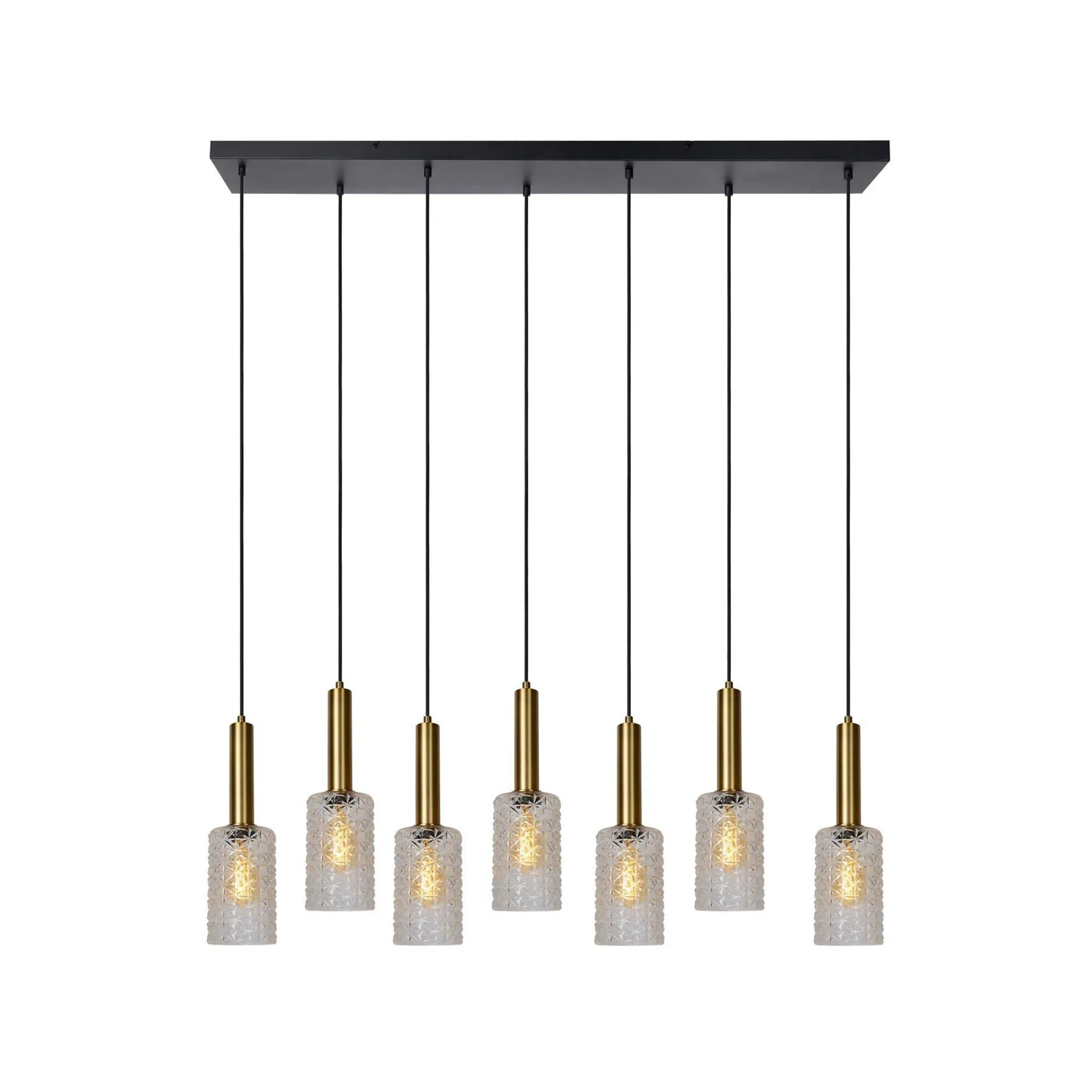 Lucide CORALIE Hanglamp 7xE27 - Transparant
