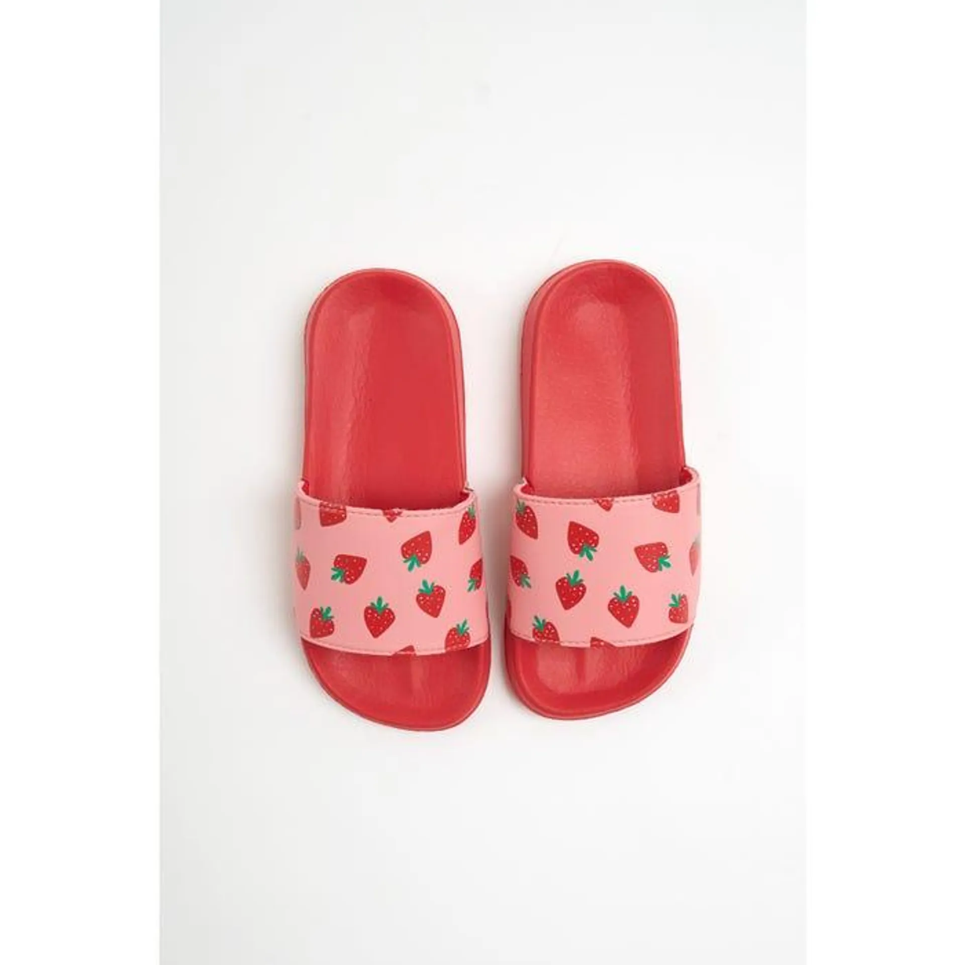 Kids slippers aardbeien