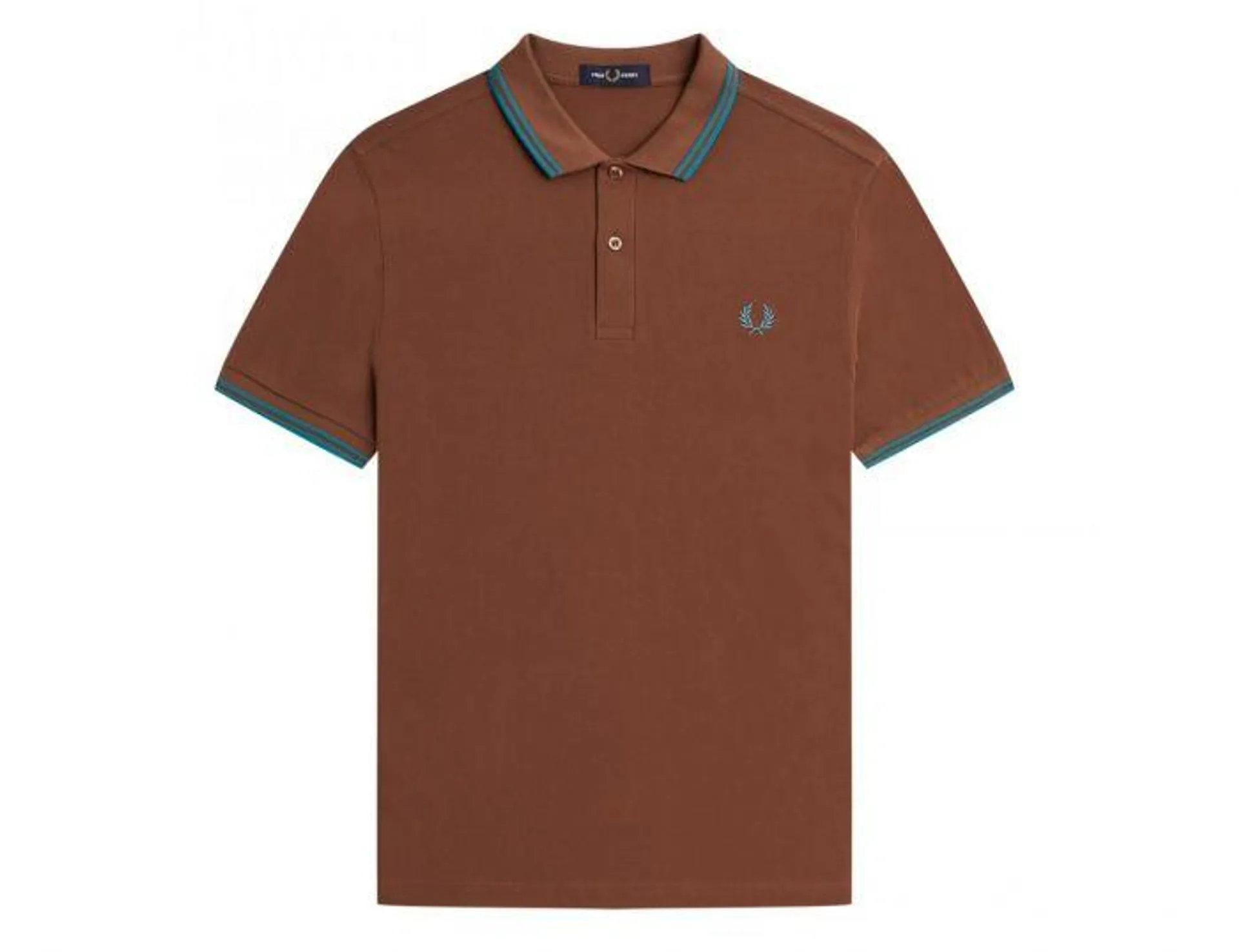 Fred Perry - Twin Tipped Shirt - Polo met Blauwe Bies