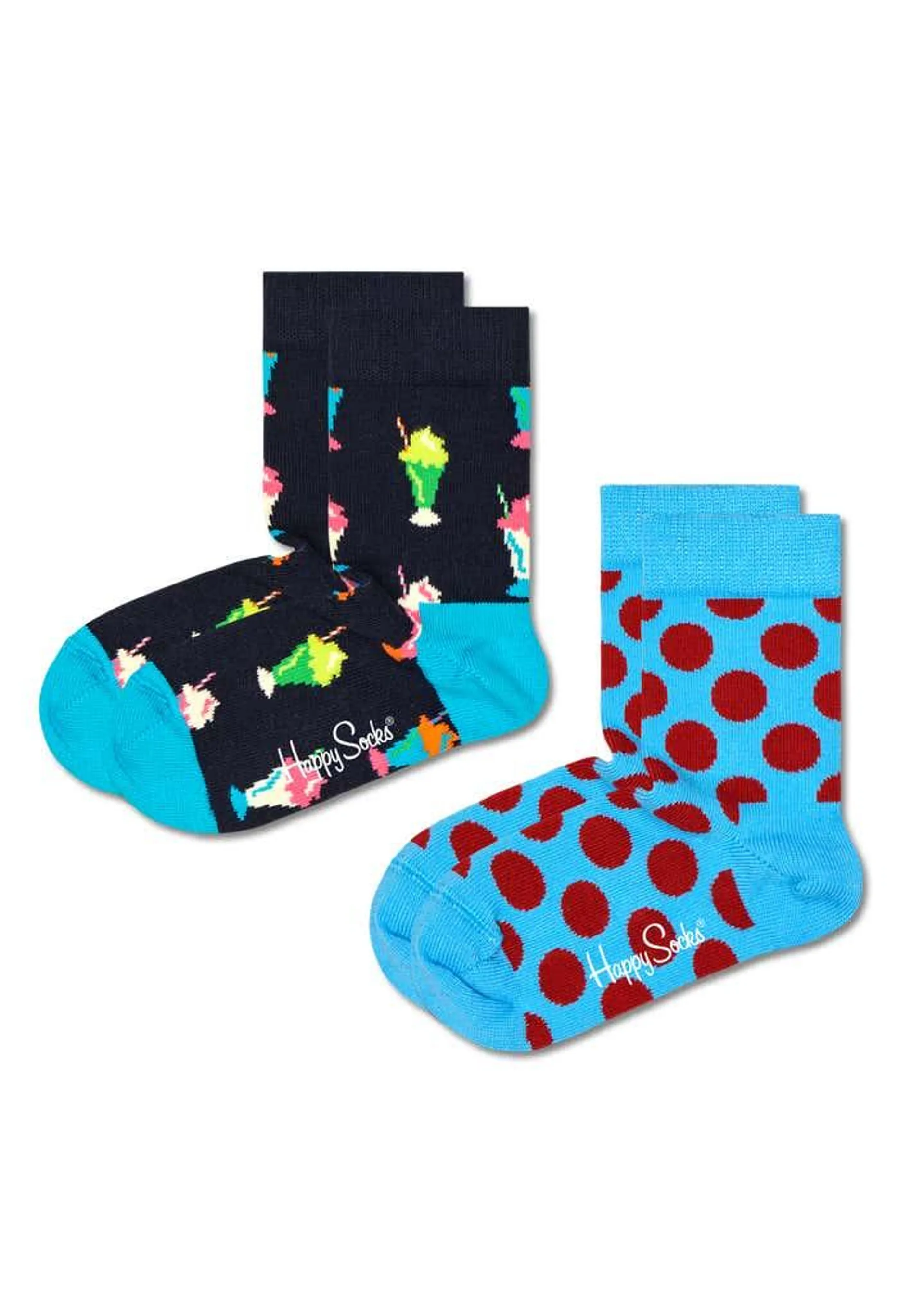 2-Pack Kids Milkshake Sock