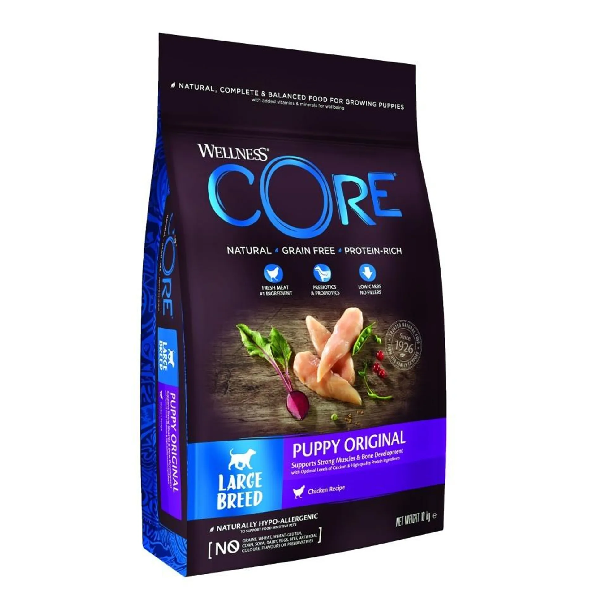 Wellness Core puppy large turkey & chicken 10kg