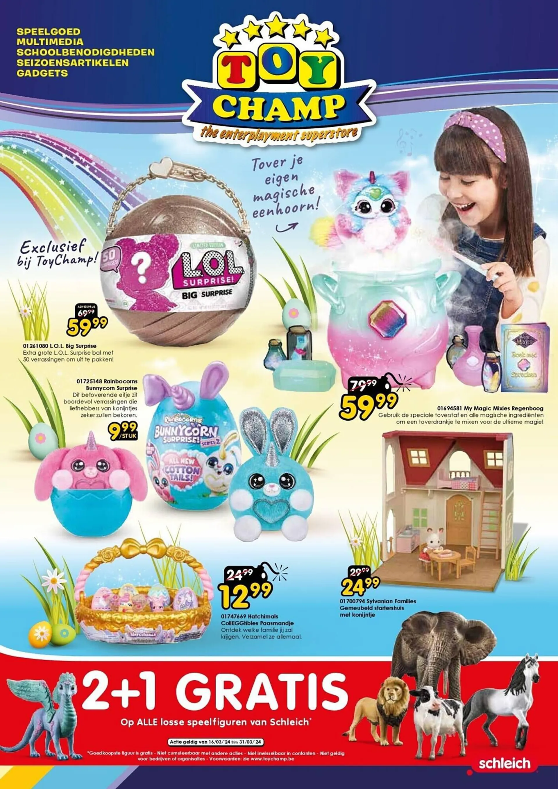 ToyChamp folder van 16 maart tot 31 maart 2024 - folder pagina 1