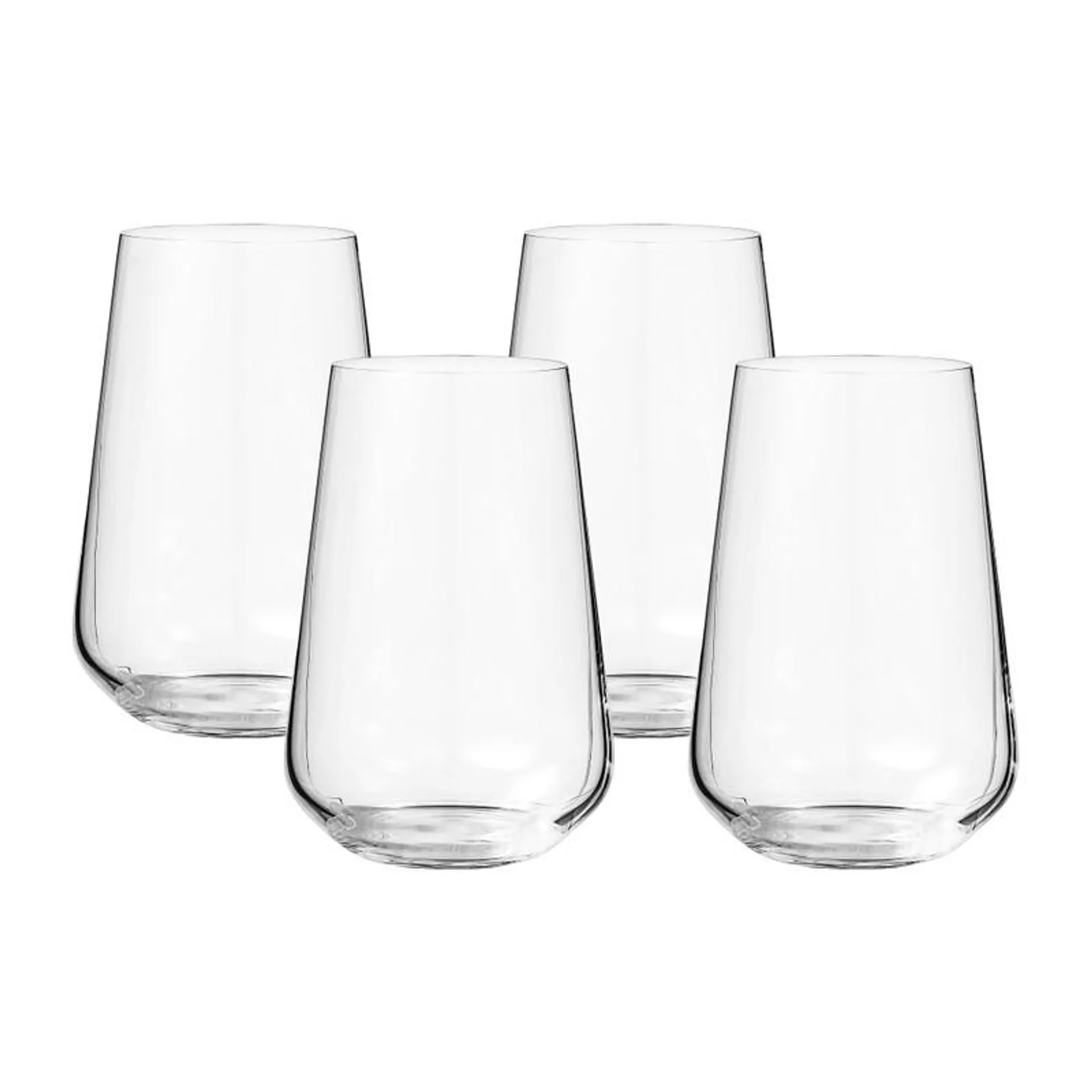 Waterglazen kristal - 380 ml - set van 4