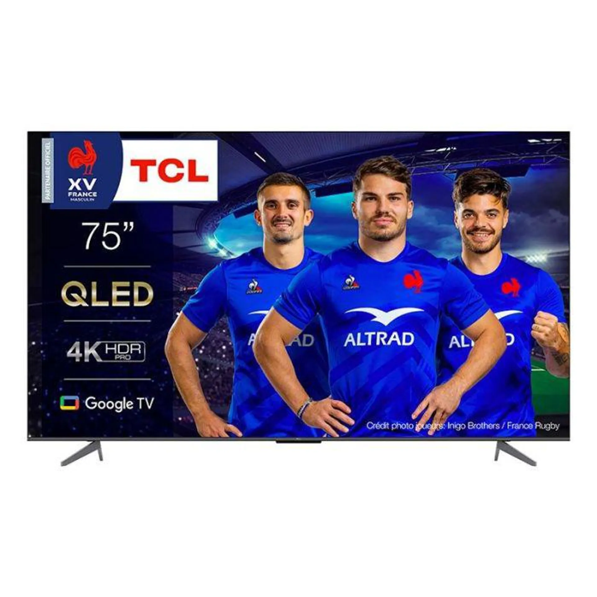 TV QLED UHD 4K 75" TCL 75C643 Google TV