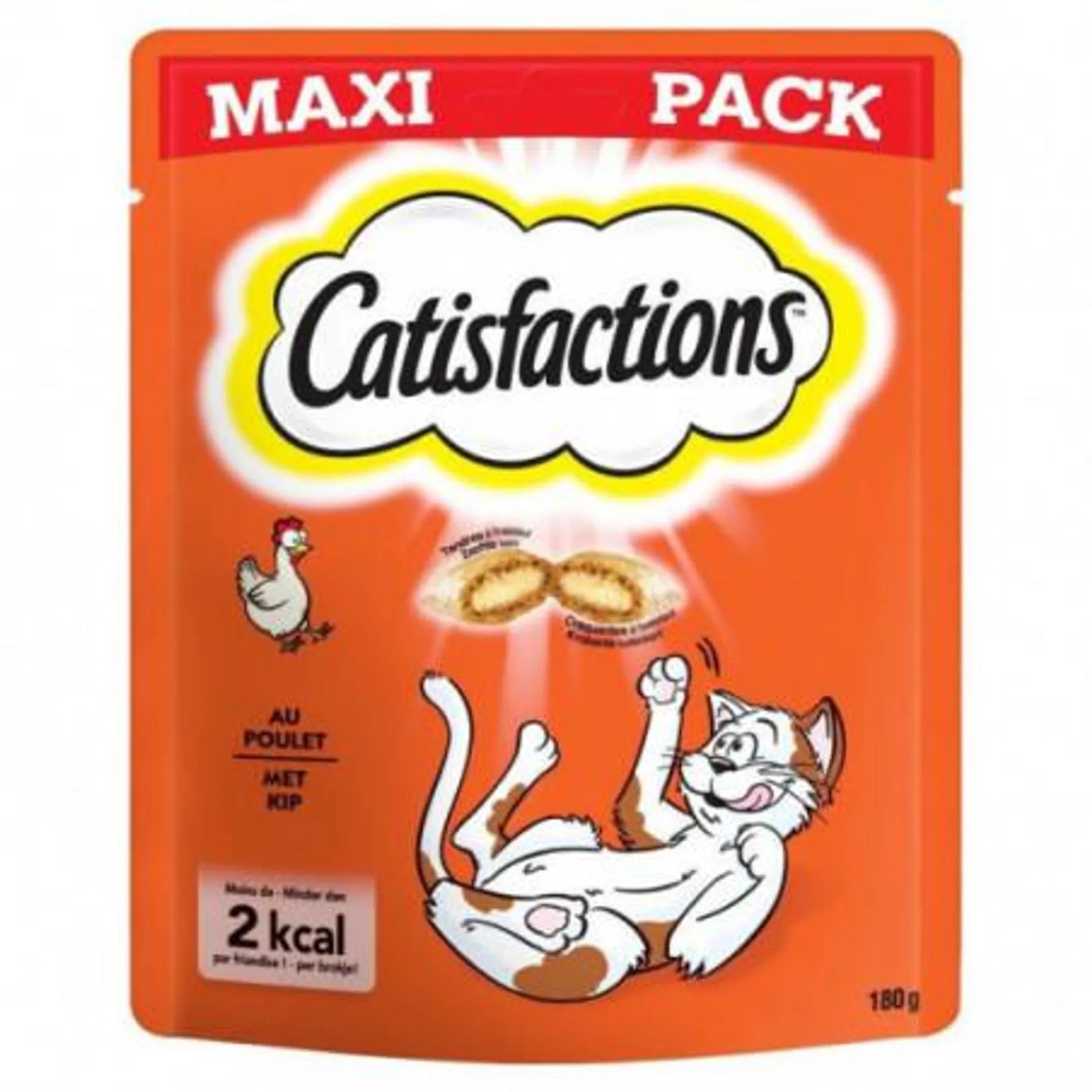 Catisfactions Chat Friandises Au Poulet Maxi Pack 180 G
