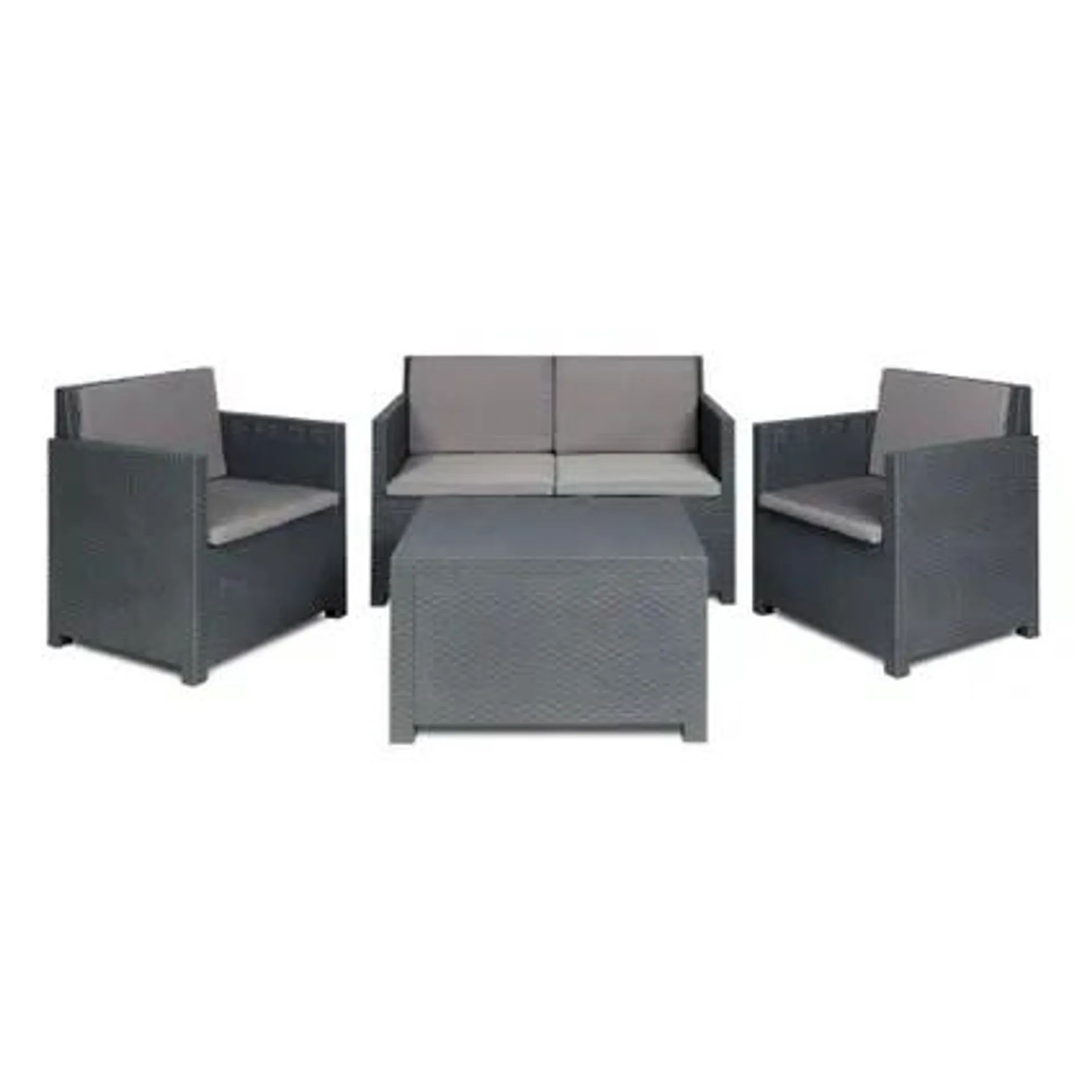 Toomax Aurelia lounge set - 4 sièges et une table - anthracite