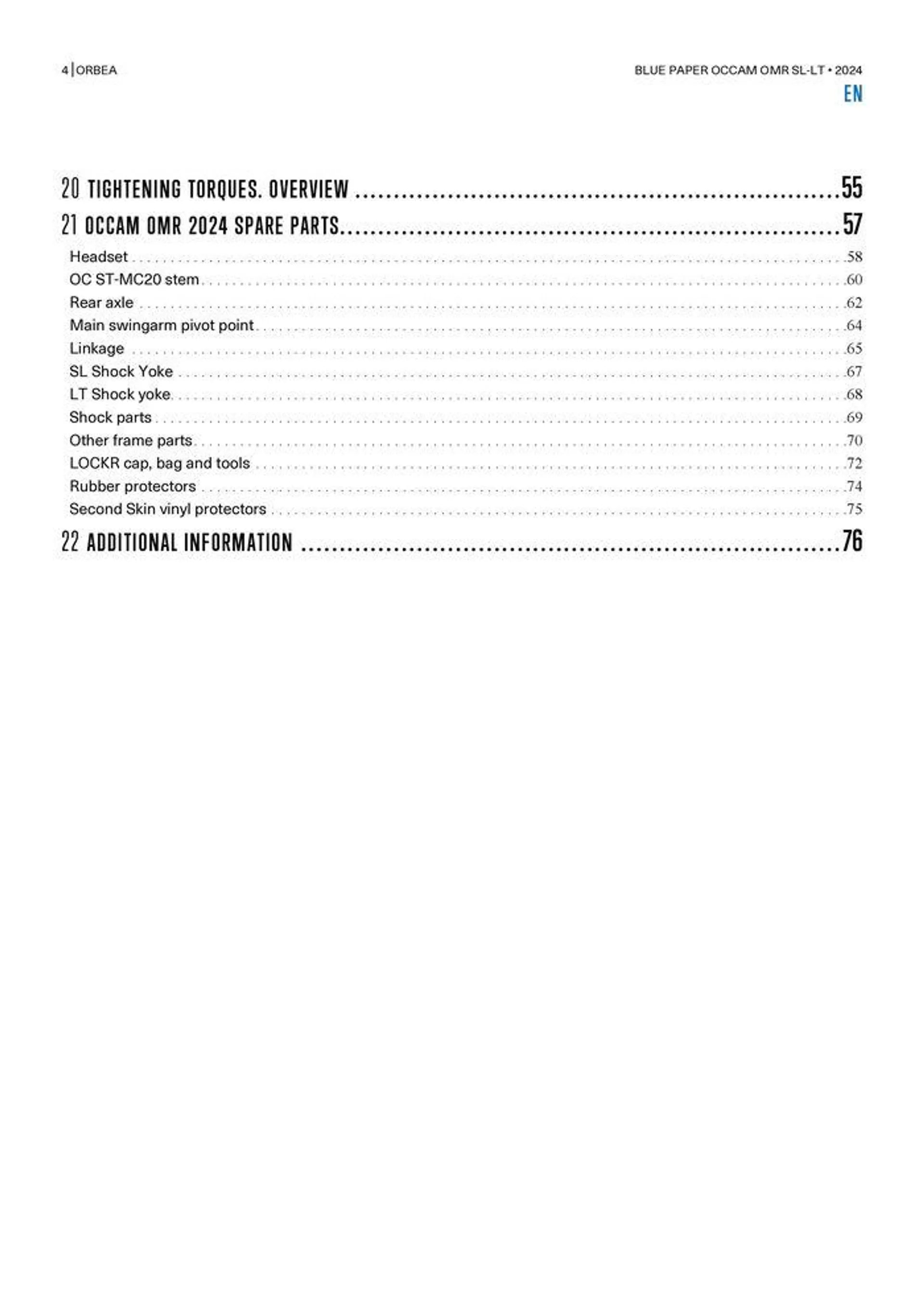 OCCAM OMR SL-LT 2024 van 25 oktober tot 25 oktober 2024 - folder pagina 4