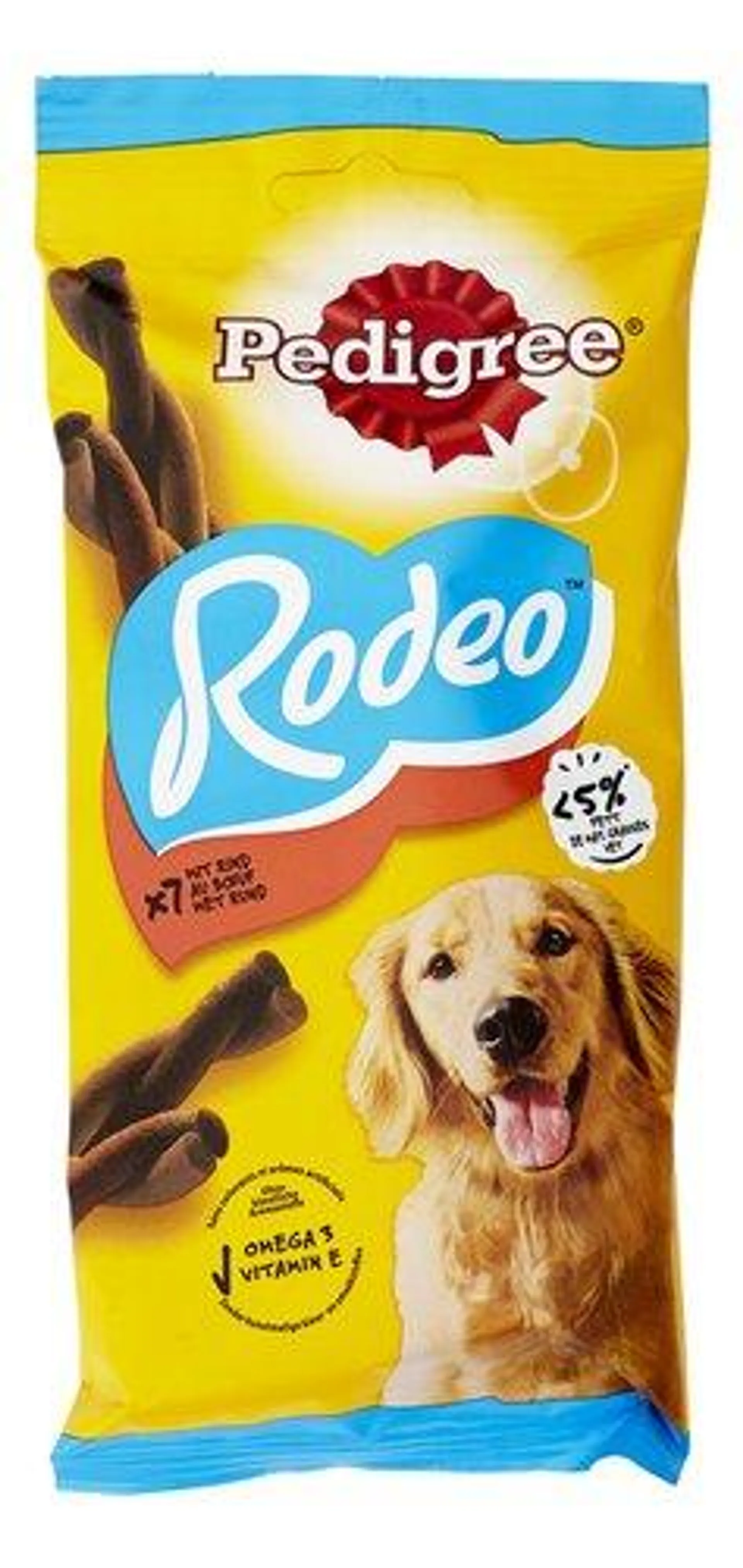 Pedigree rodeo boeuf 7pc 123g