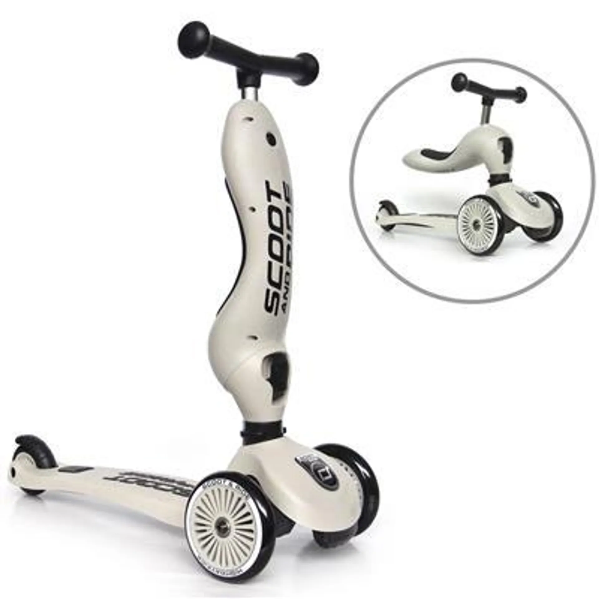 Scoot & Ride Loopfiets/step highwaykick 1 - ash