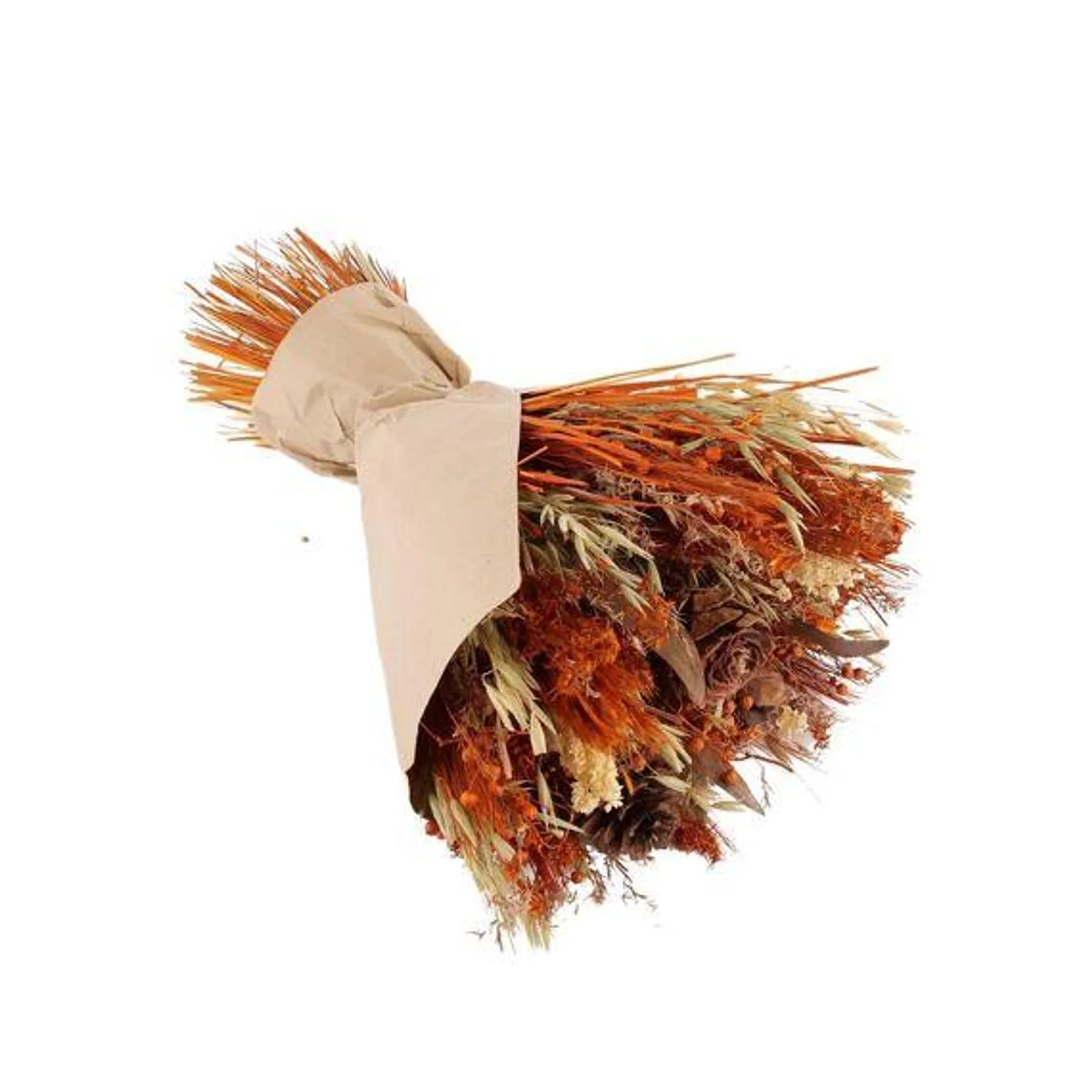 Dry Bouquet 45 Cm Orange