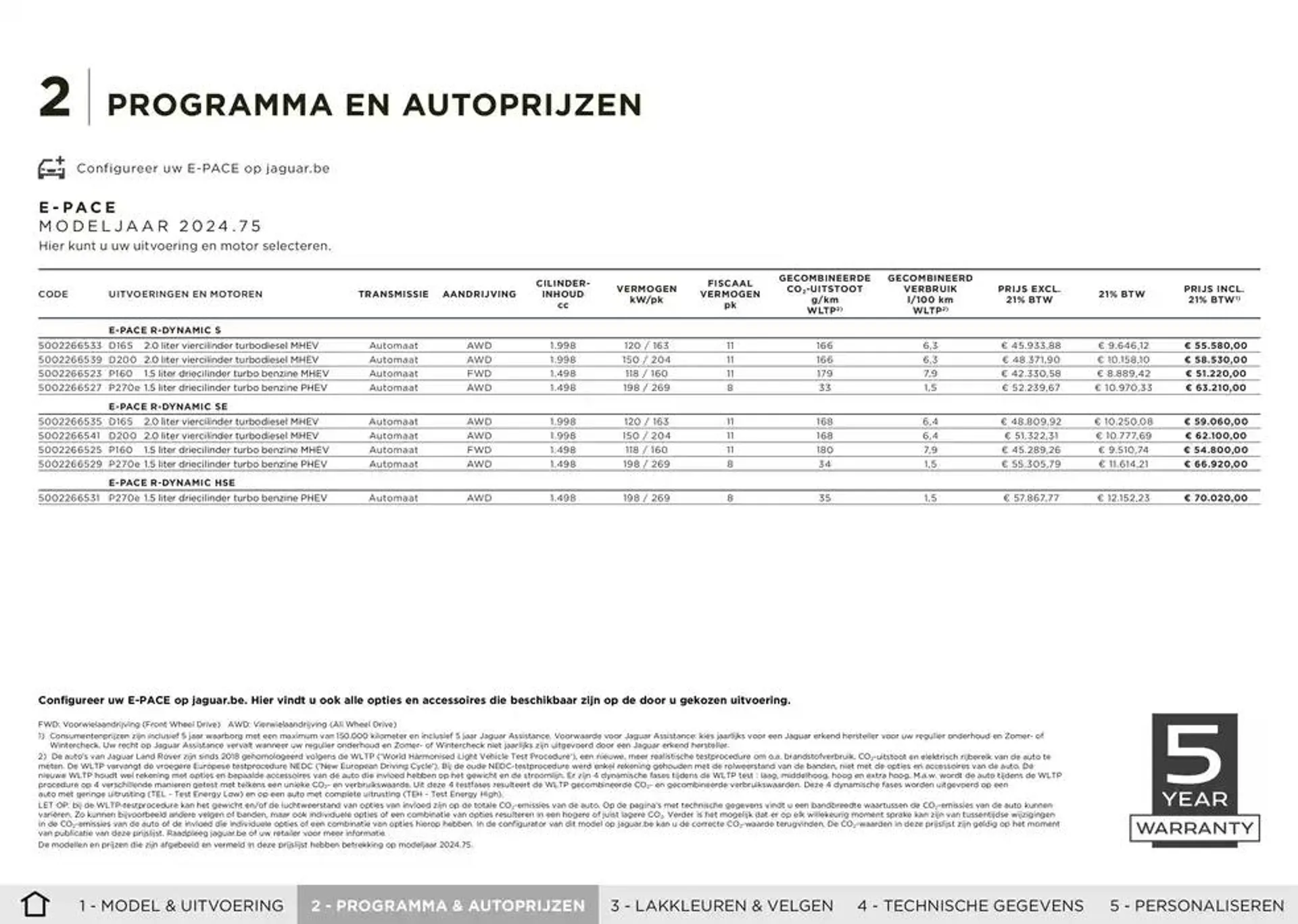 E-Pace van 8 oktober tot 8 oktober 2025 - folder pagina 8