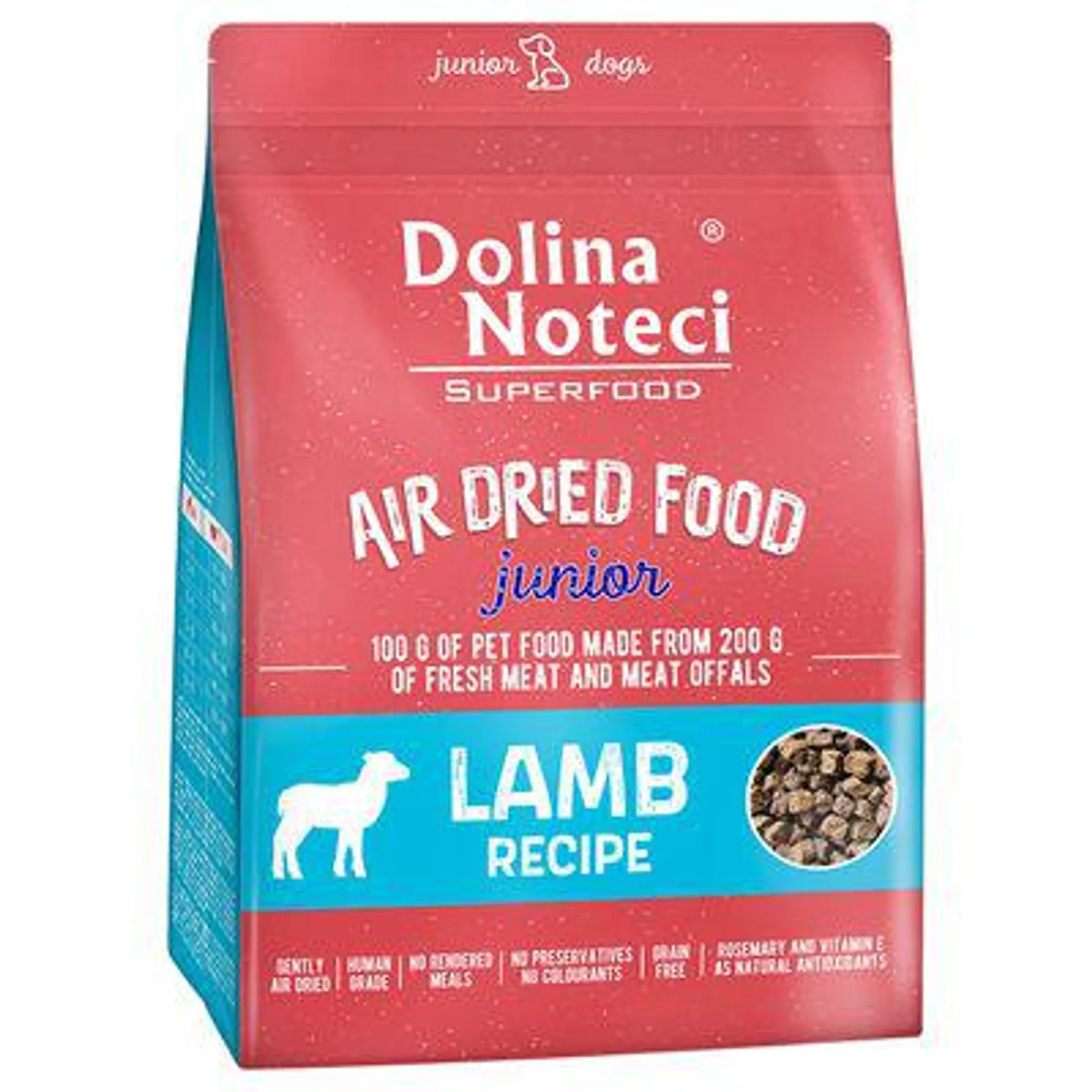 Dolina Noteci Superfood Junior, avec de l'agneau