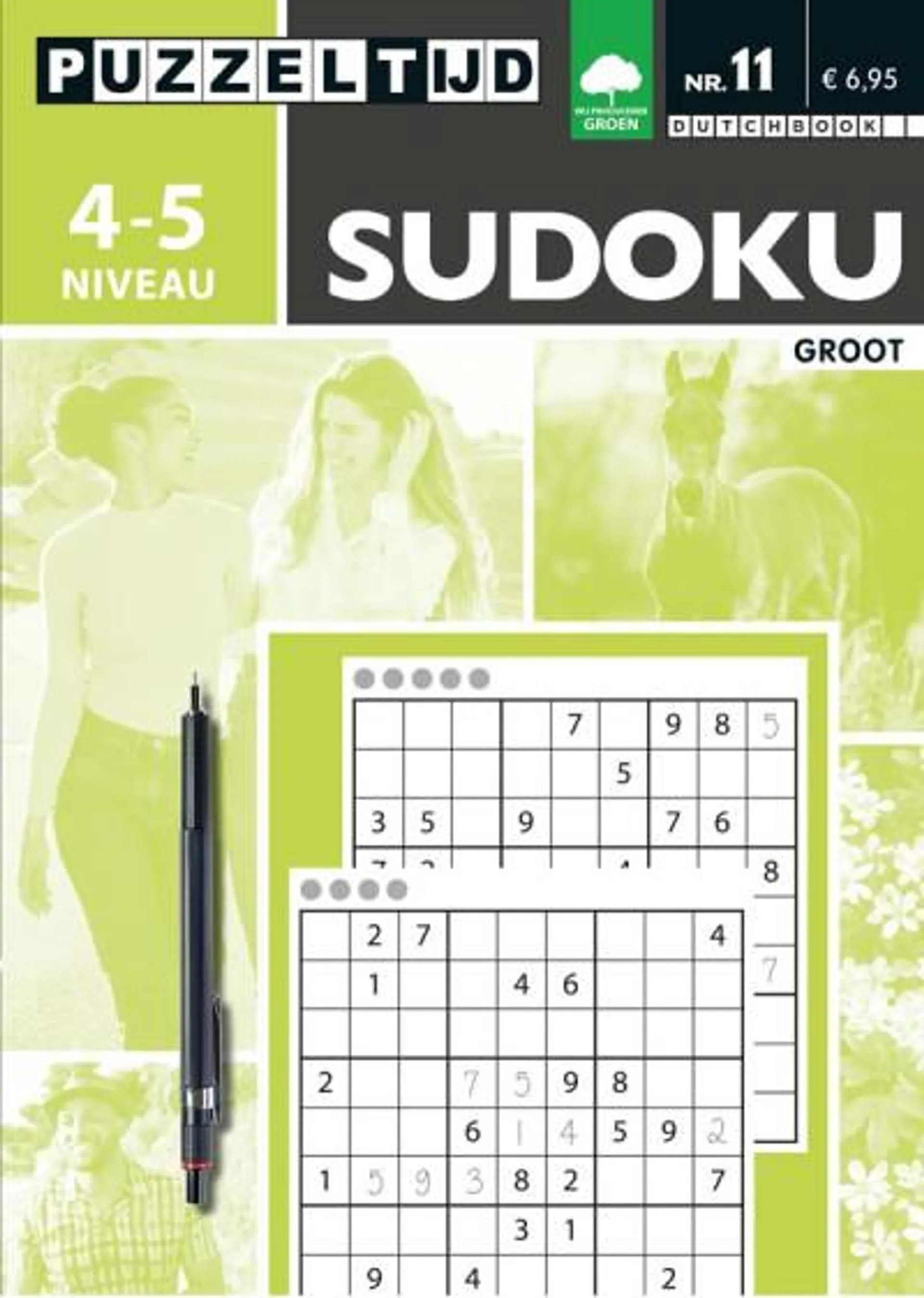 Puzzelboek groot sudoku 4-5 punt nr11