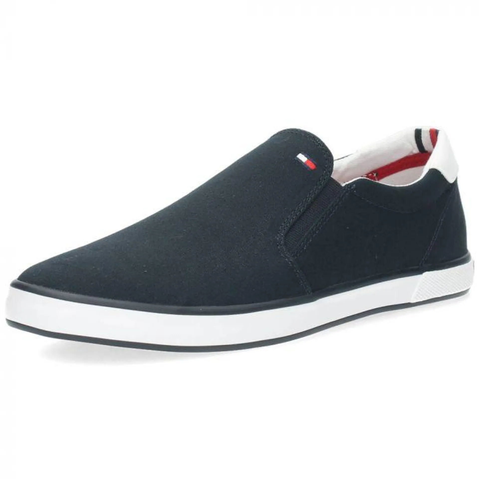 Blauwe slip-ons