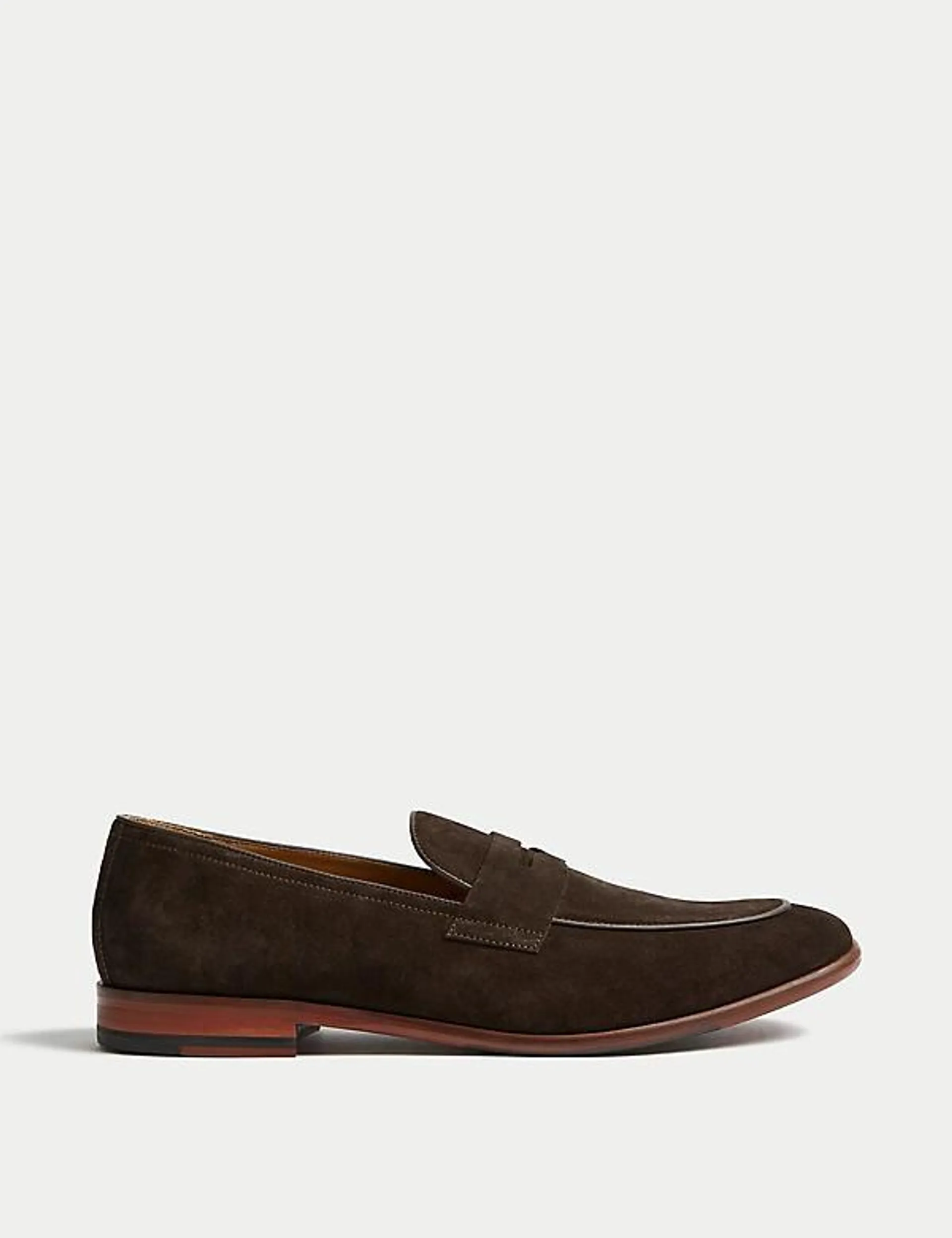 Suede Slip-On Loafers