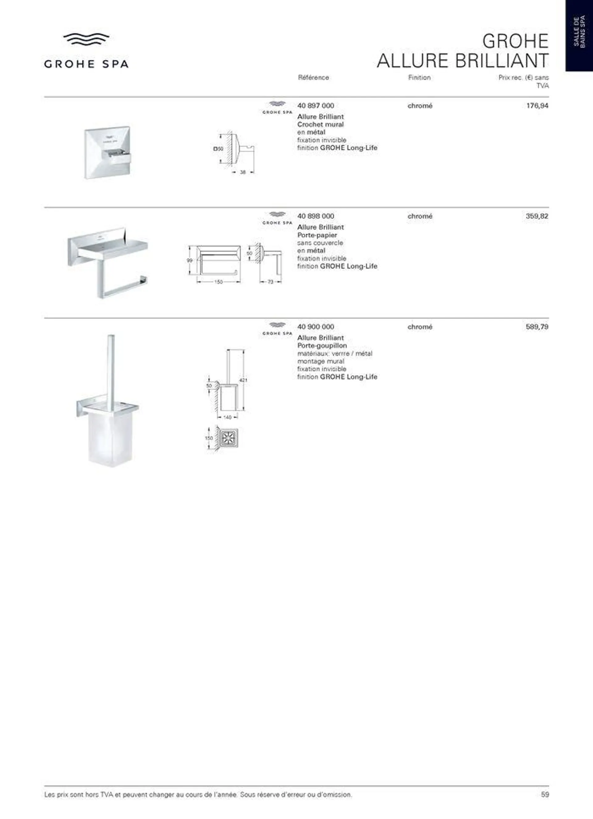 CATALOGUE 2024 van 2 februari tot 31 januari 2025 - folder pagina 59