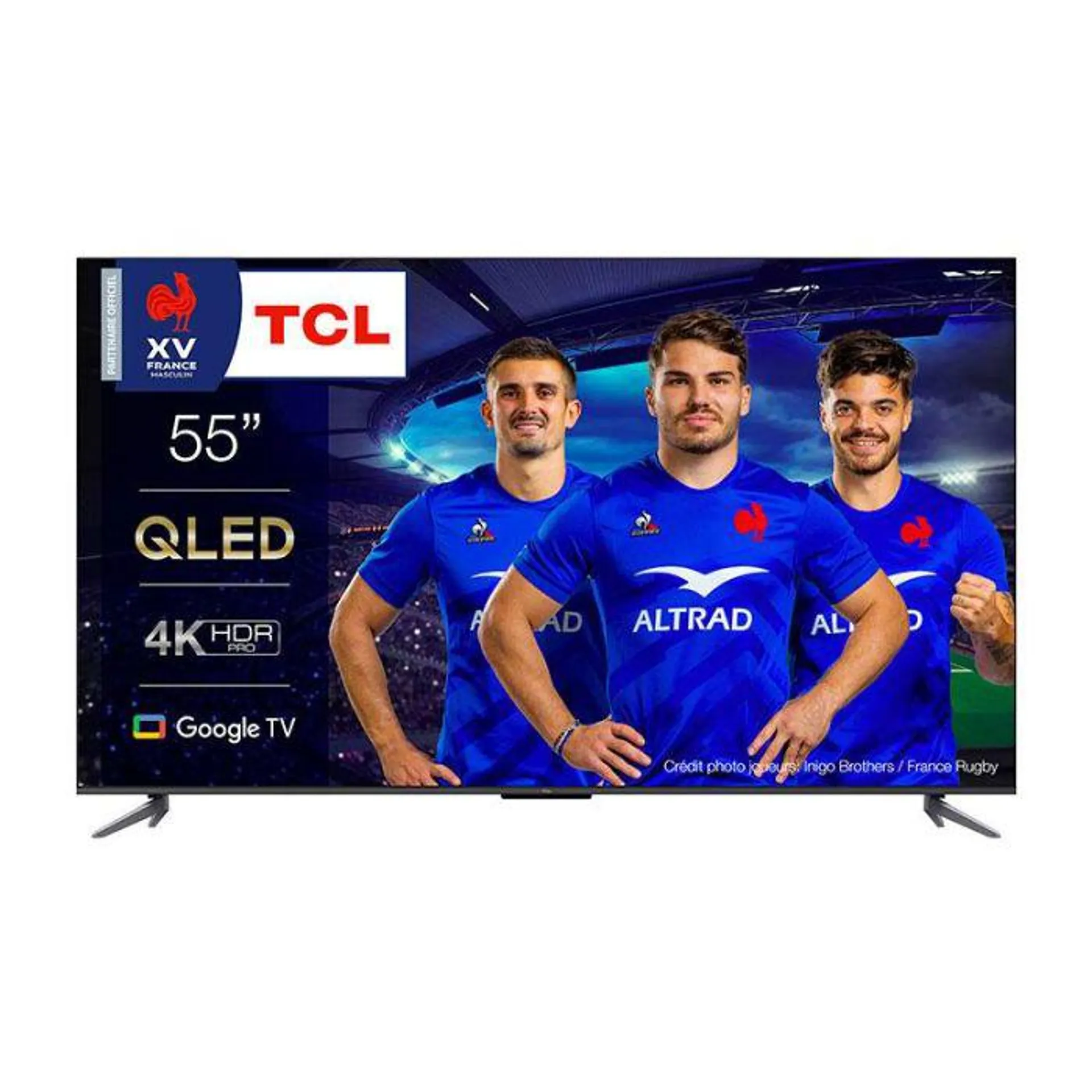 TV QLED UHD 4K 55" TCL 55C643 Google TV