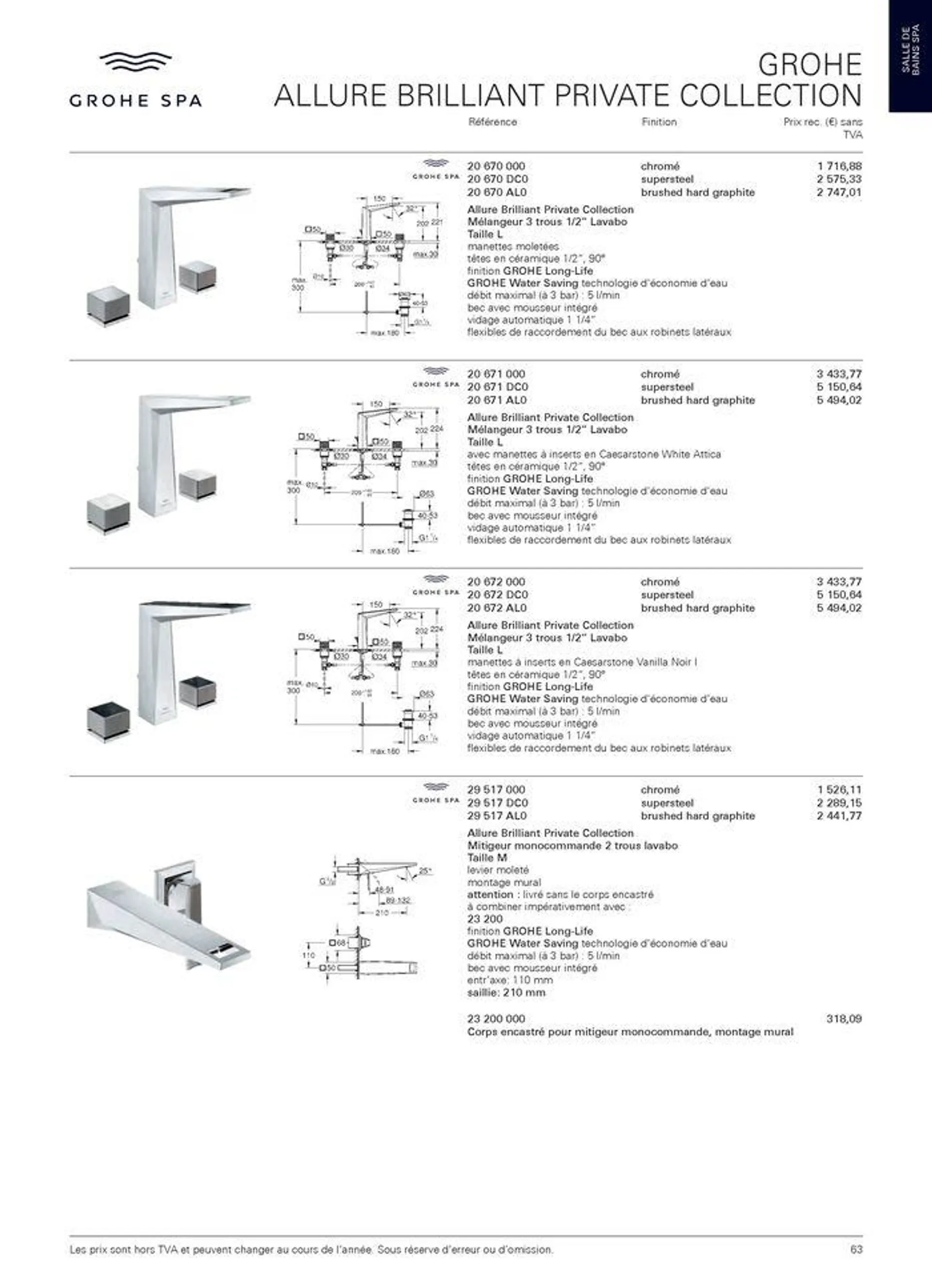 CATALOGUE 2024 van 2 februari tot 31 januari 2025 - folder pagina 63