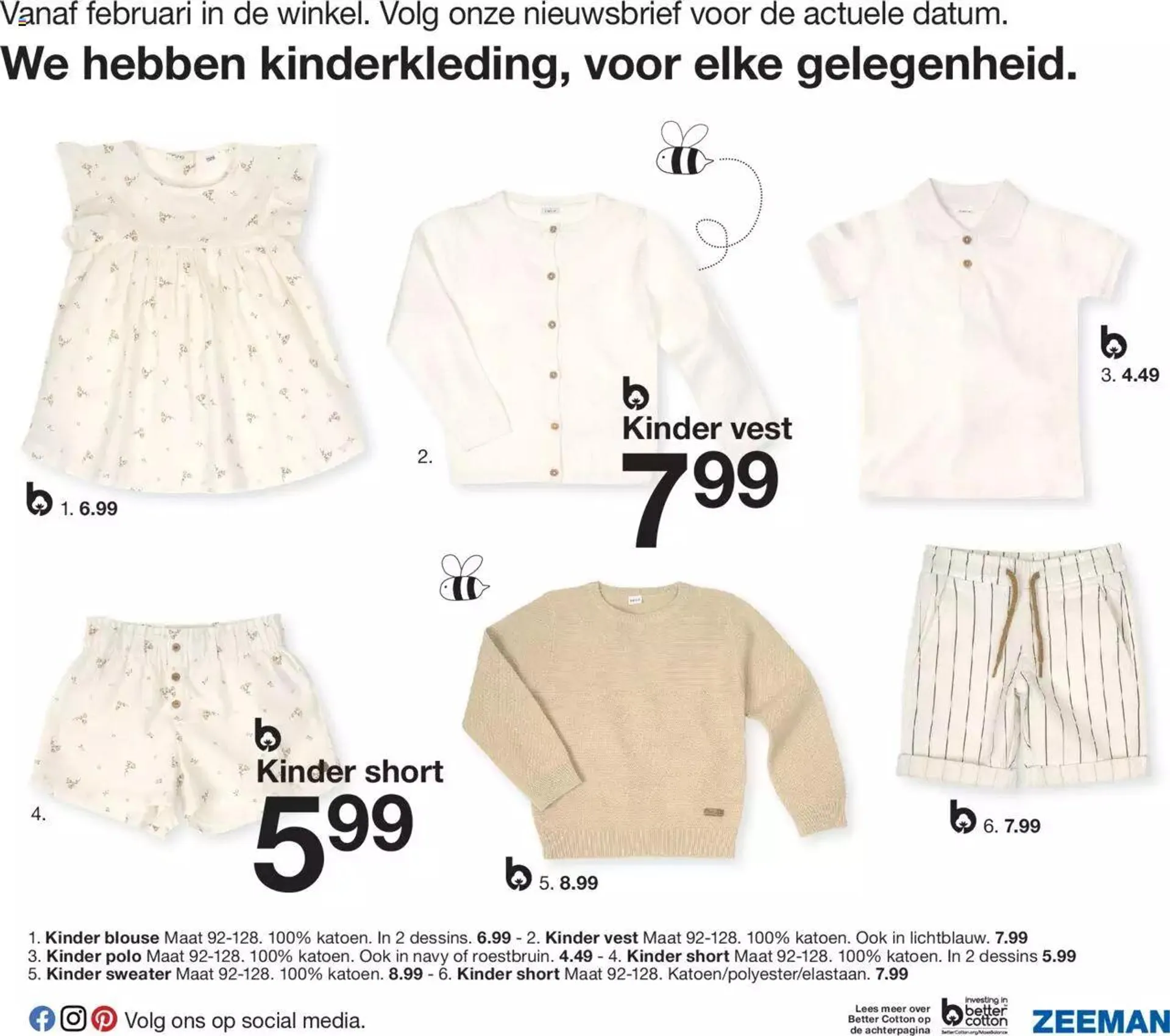 Zeeman babycollectie folder van 1 januari tot 31 december 2023 - folder pagina 35