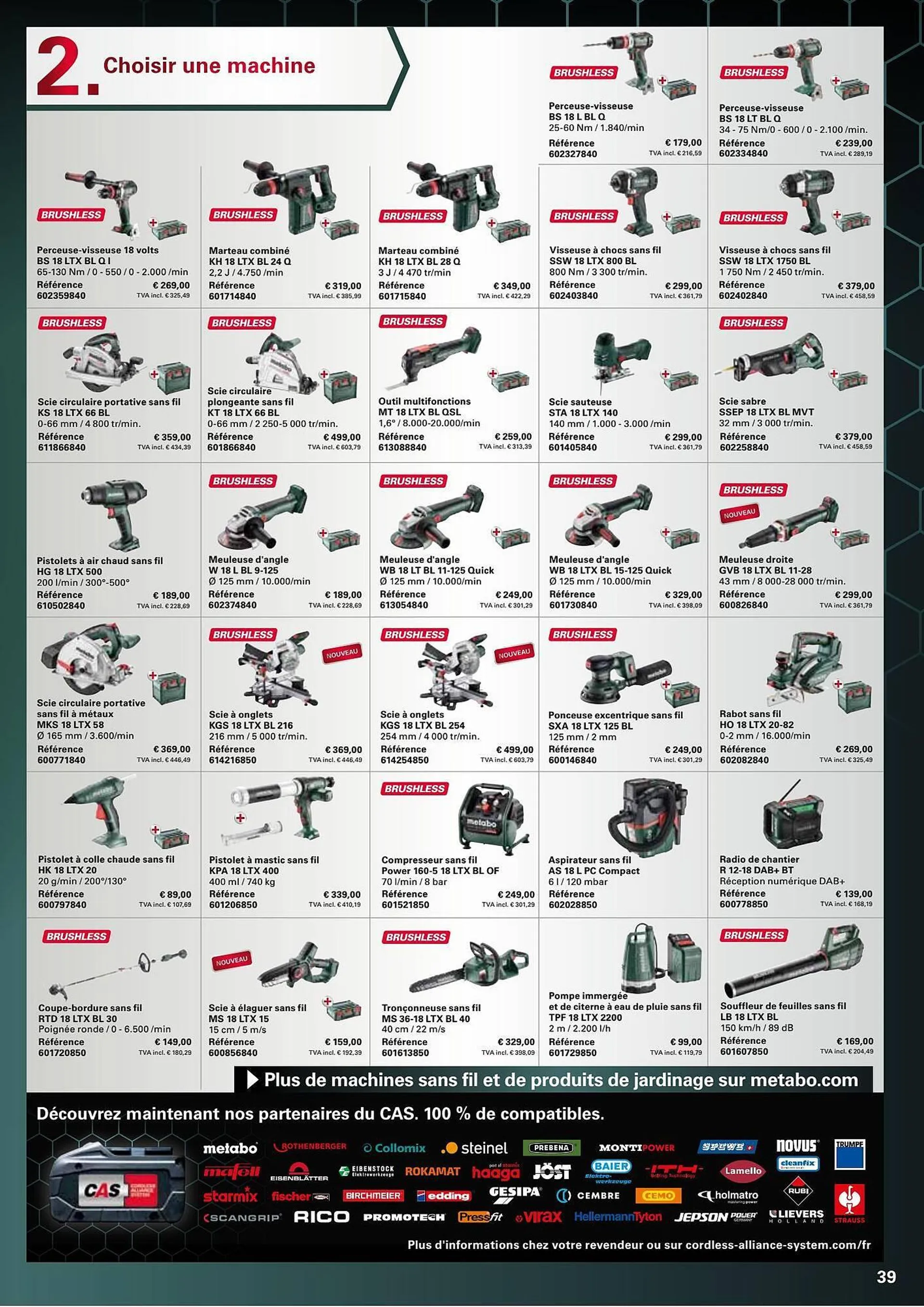 Metabo folder van 1 september tot 31 januari 2024 - folder pagina 39