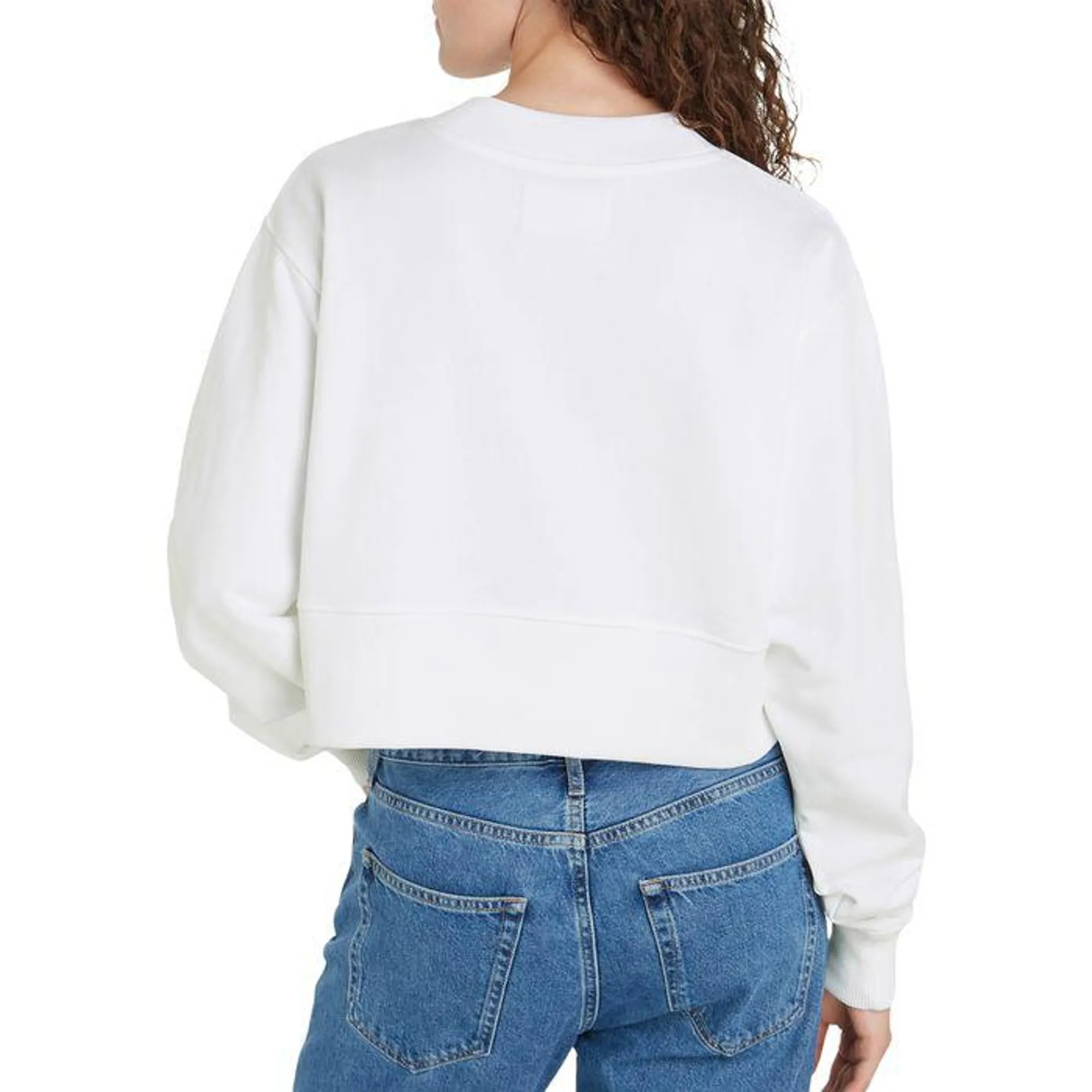 Stacked Institutional Crewneck Sweater Dames