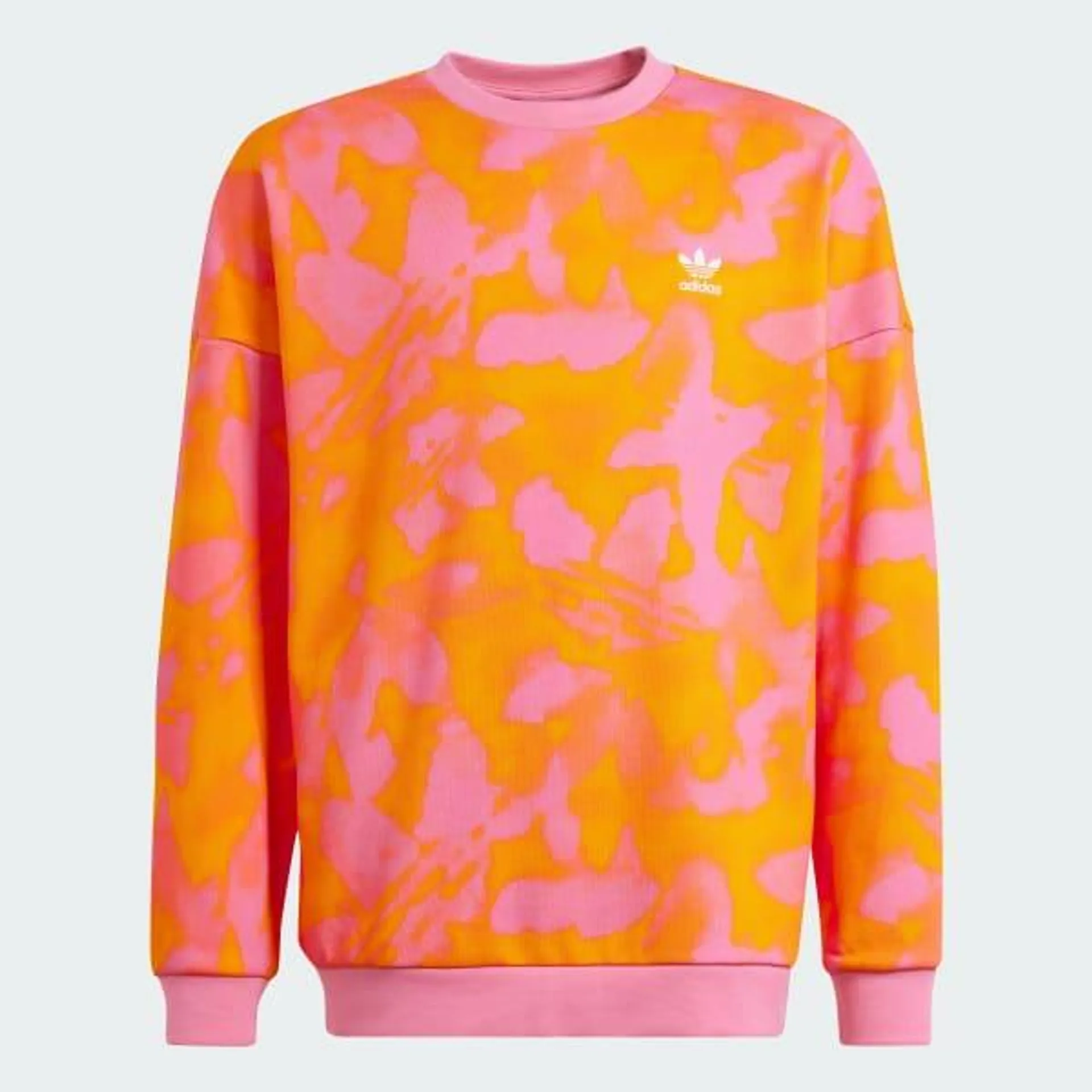 Summer Allover Print Crew Sweatshirt