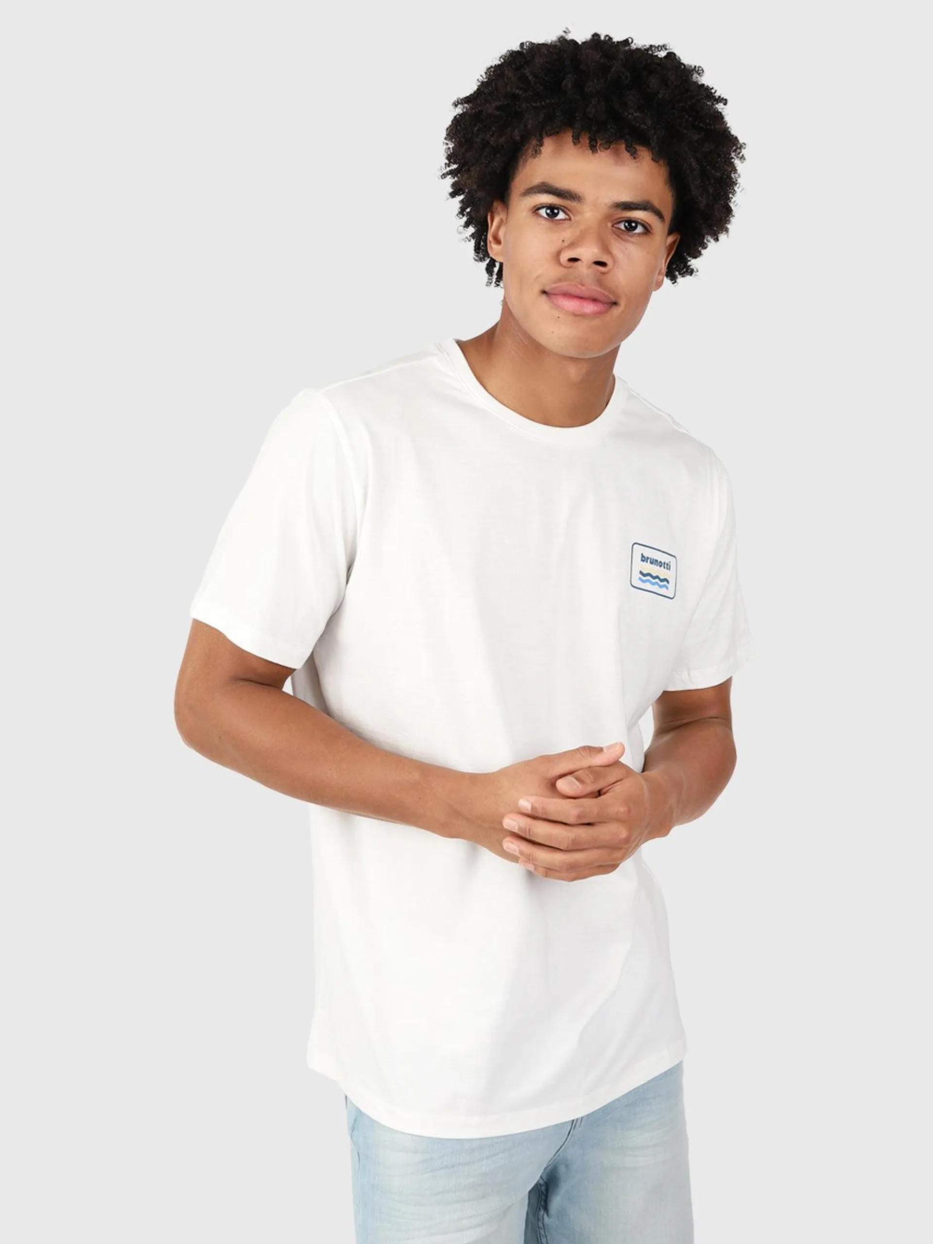 Logo-Wave Men T-shirt | Off-White