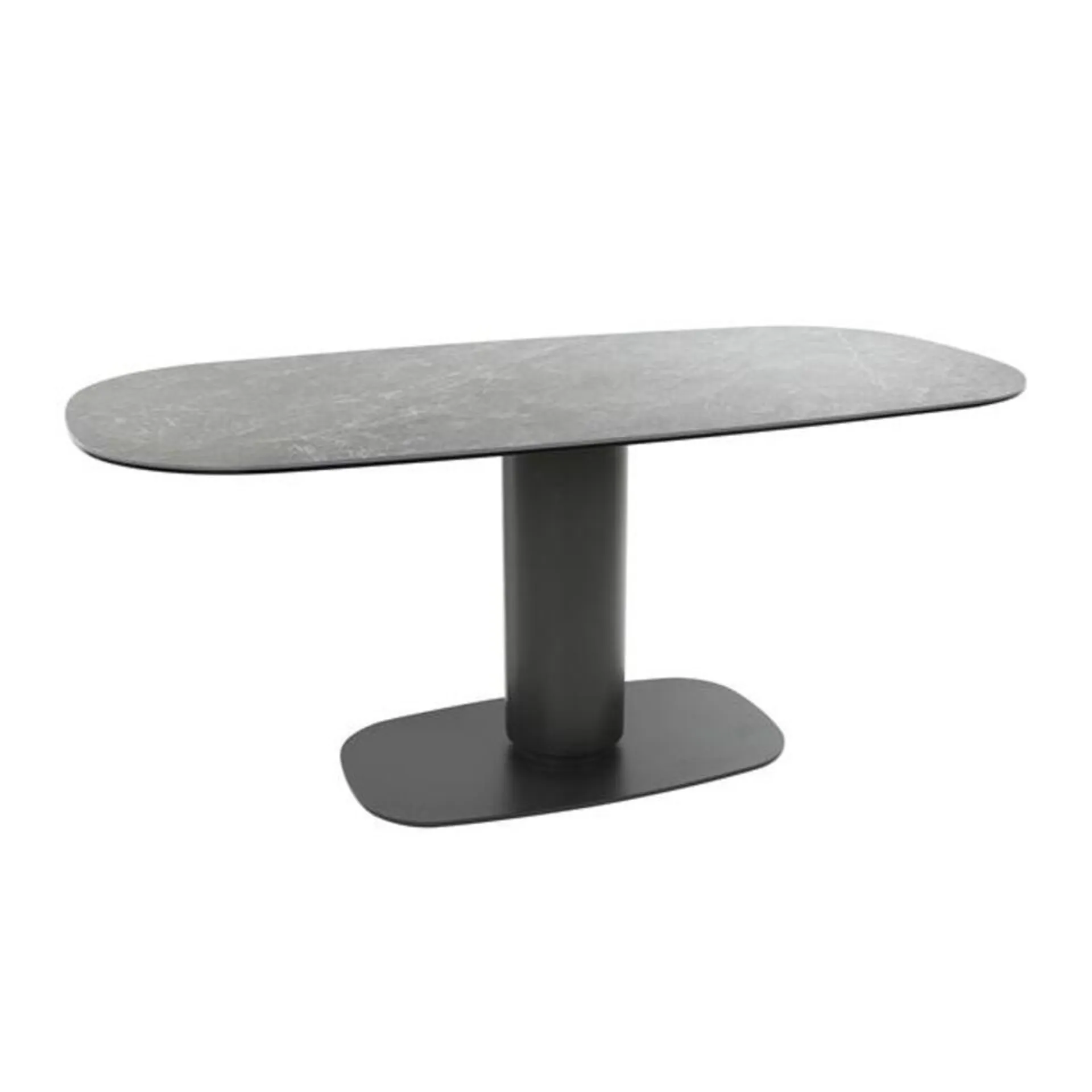 Hoyz Collection - Eetkamertafel 180 Kolom Ceramic - Ceramic Natural Black