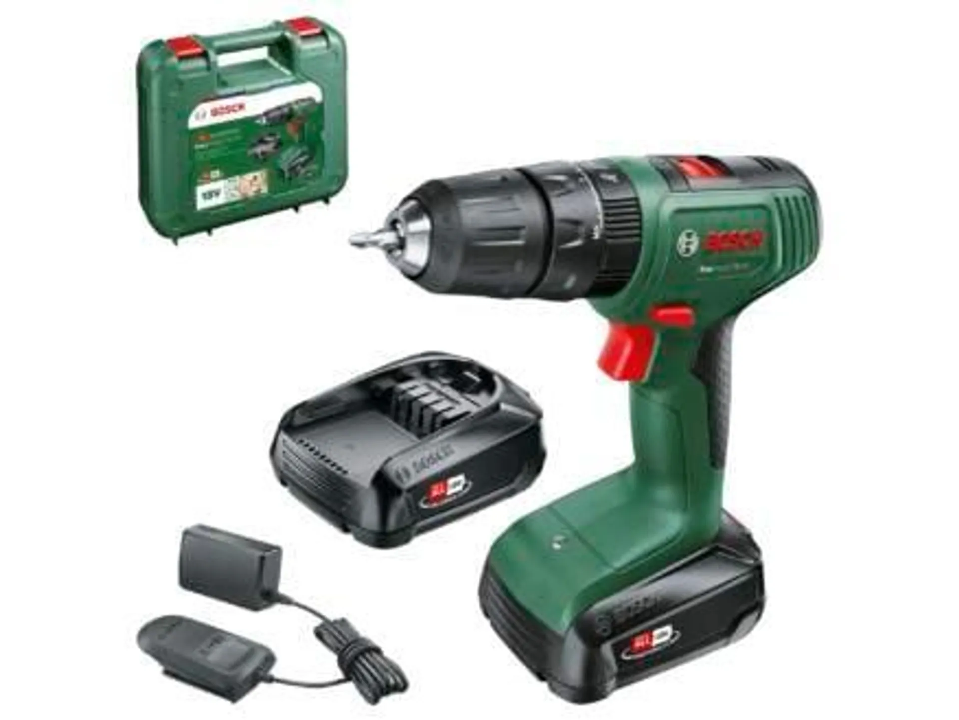 Bosch EasyImpact 18V-40 accu klopboorschroefmachine 18V Li-Ion met 2 batterijen + lader