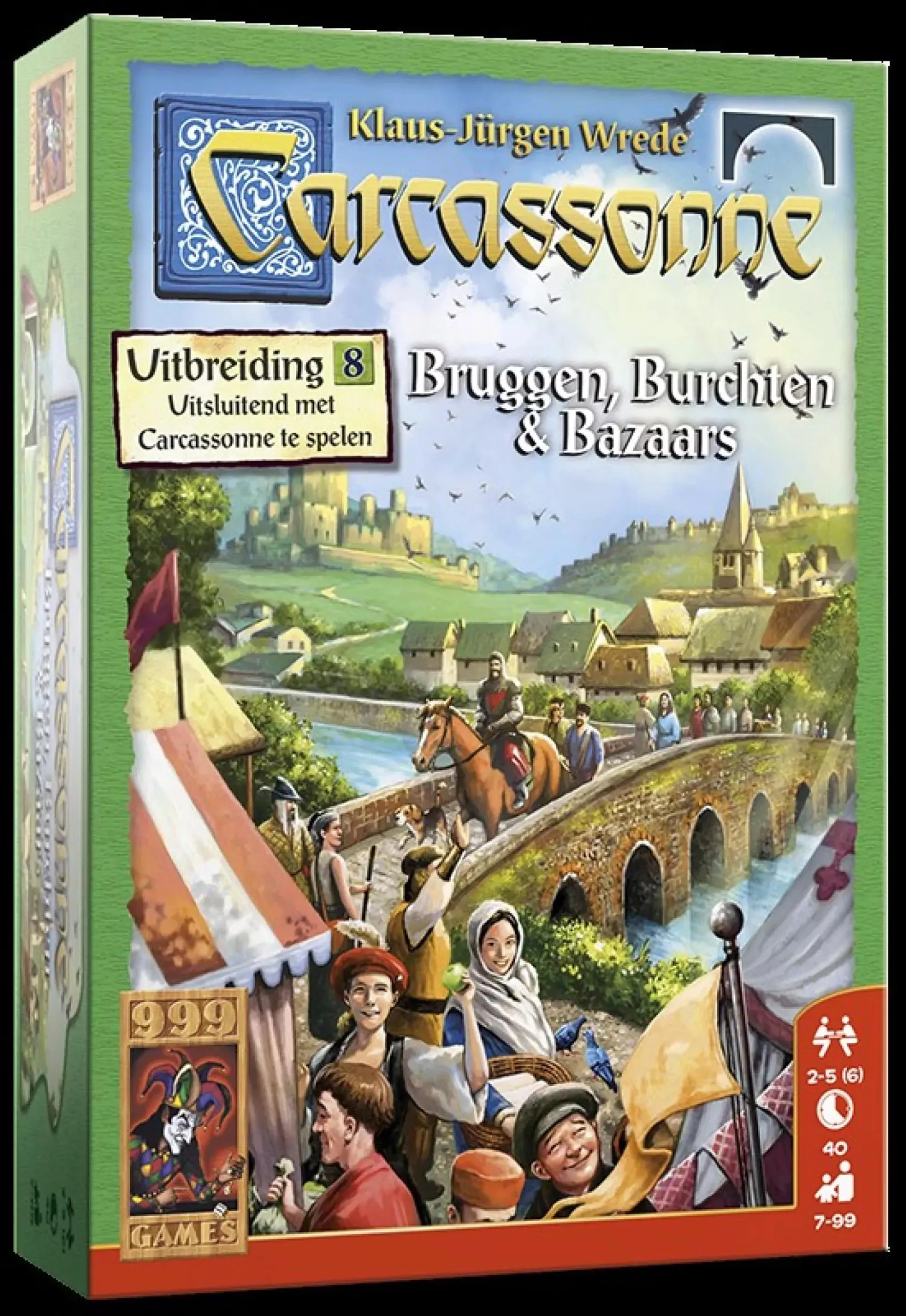 CARCASSONNE BRUGGEN BURCHTEN EN BAZAARS