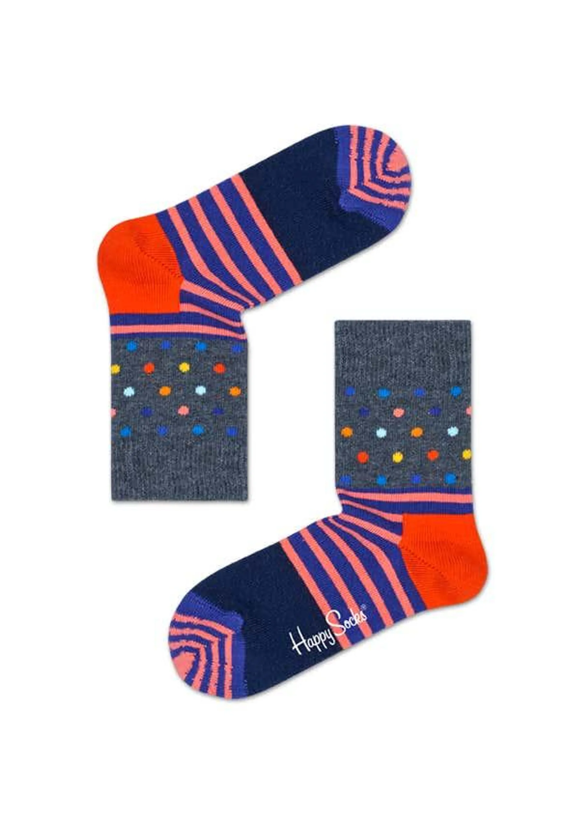 Kids Stripes & Dots Sock