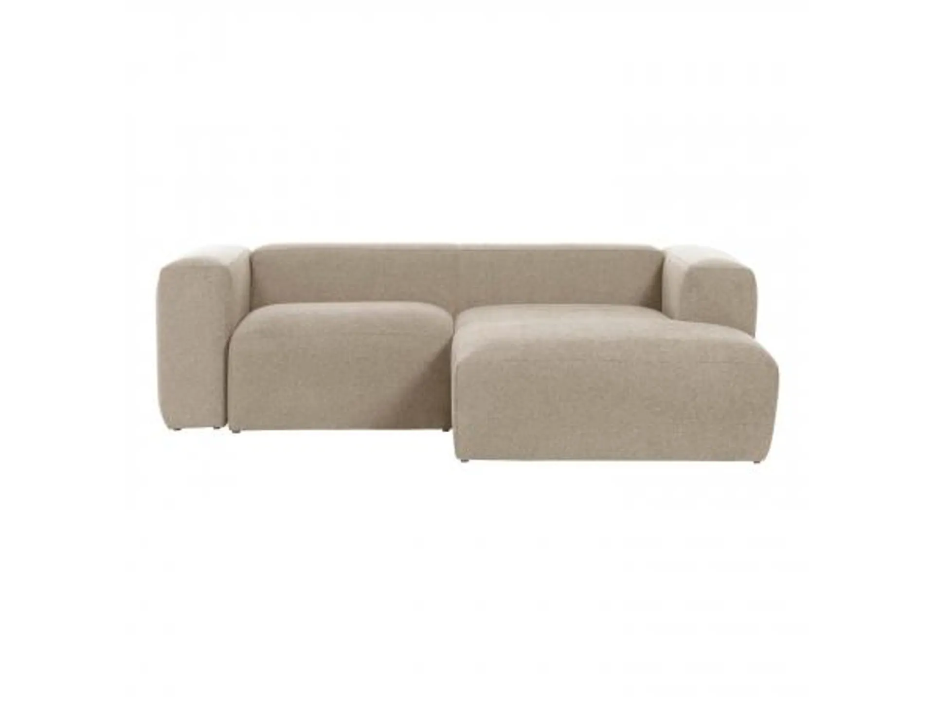 KAVE HOME 2-zit met chaise longue rechts BLOK - Beige