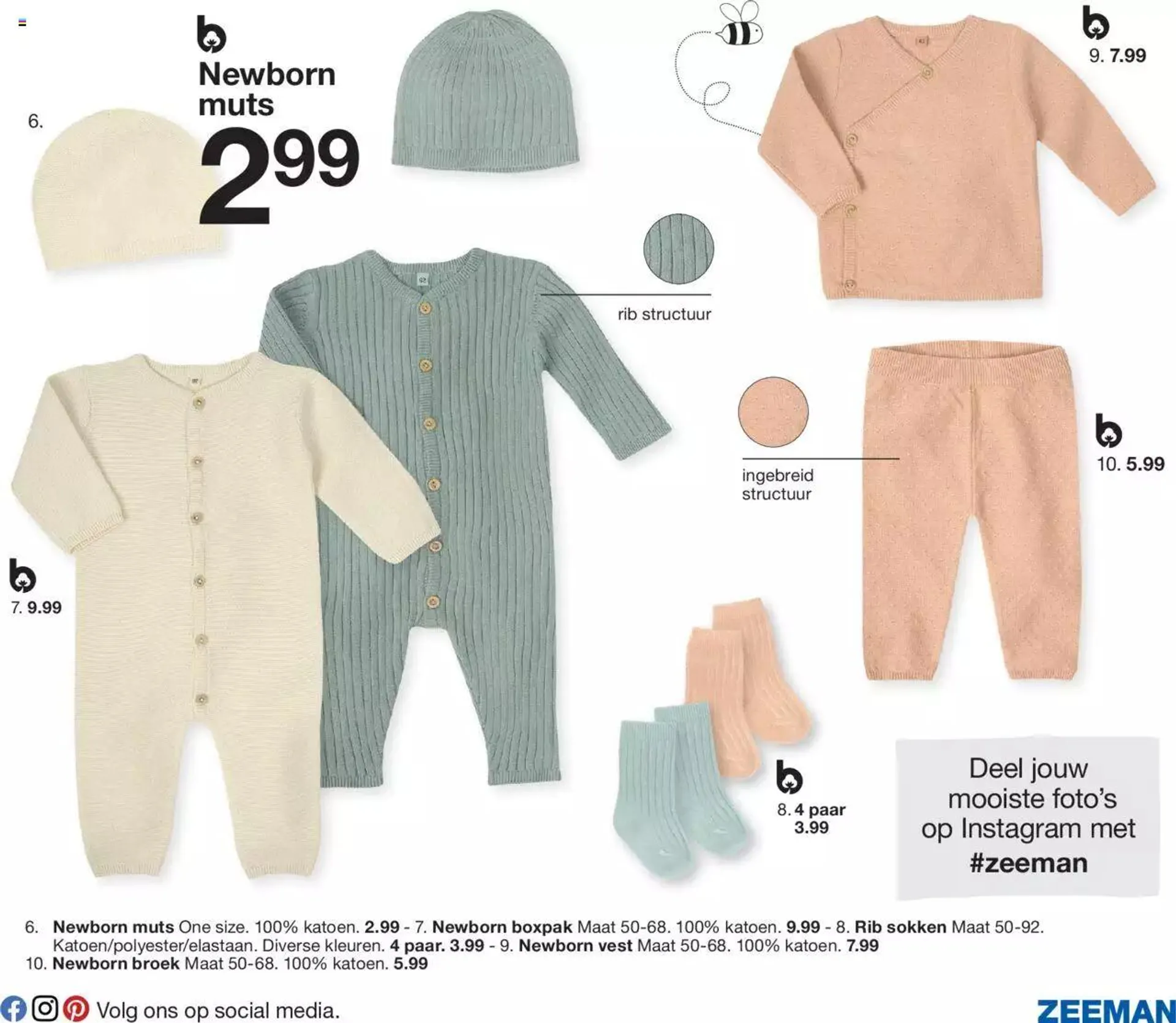 Zeeman babycollectie folder van 1 januari tot 31 december 2023 - folder pagina 5