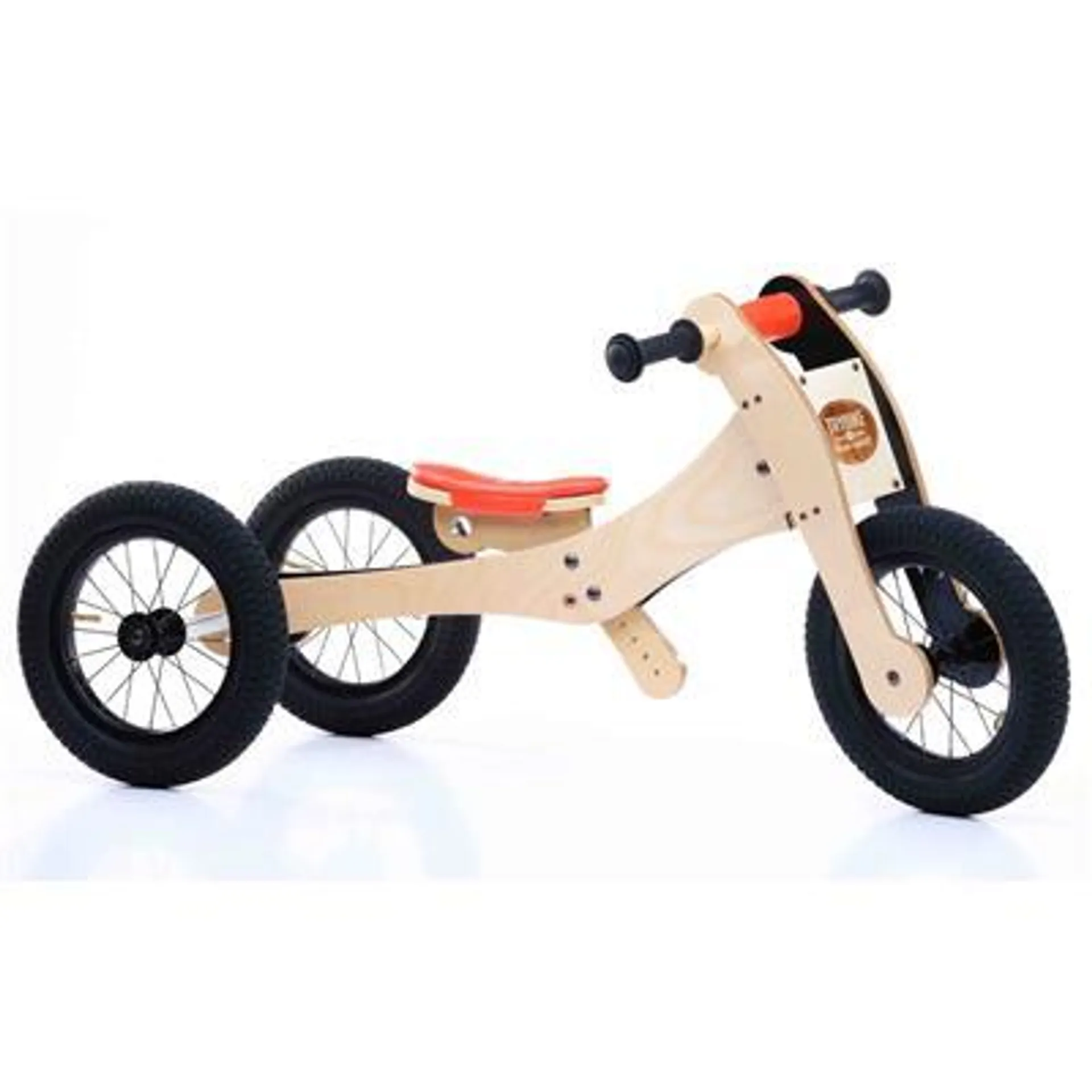 Trybike Loopfiets 2-in-1 (hout) - orange