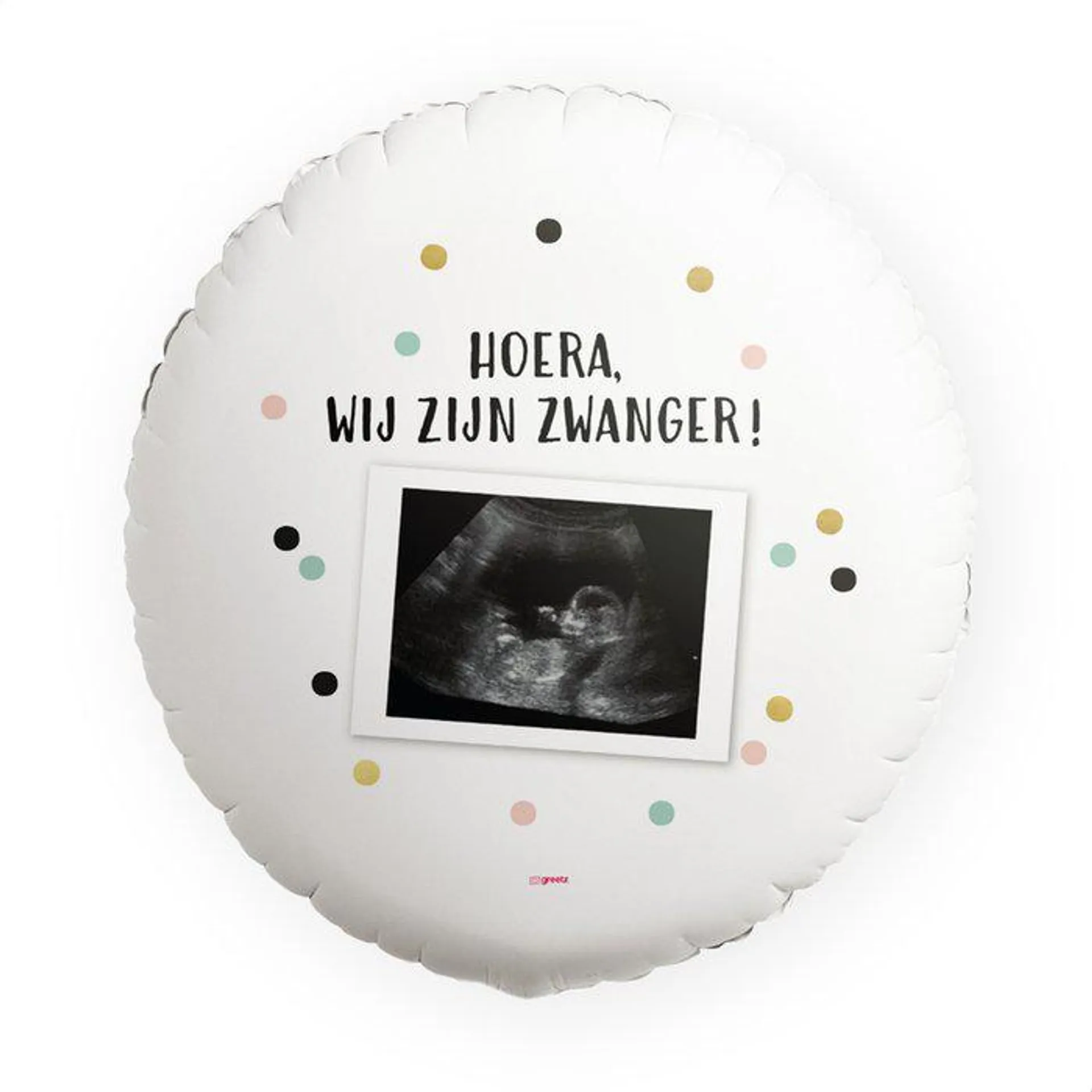 Ballon | Hoera wij zijn zwanger! | met eigen foto