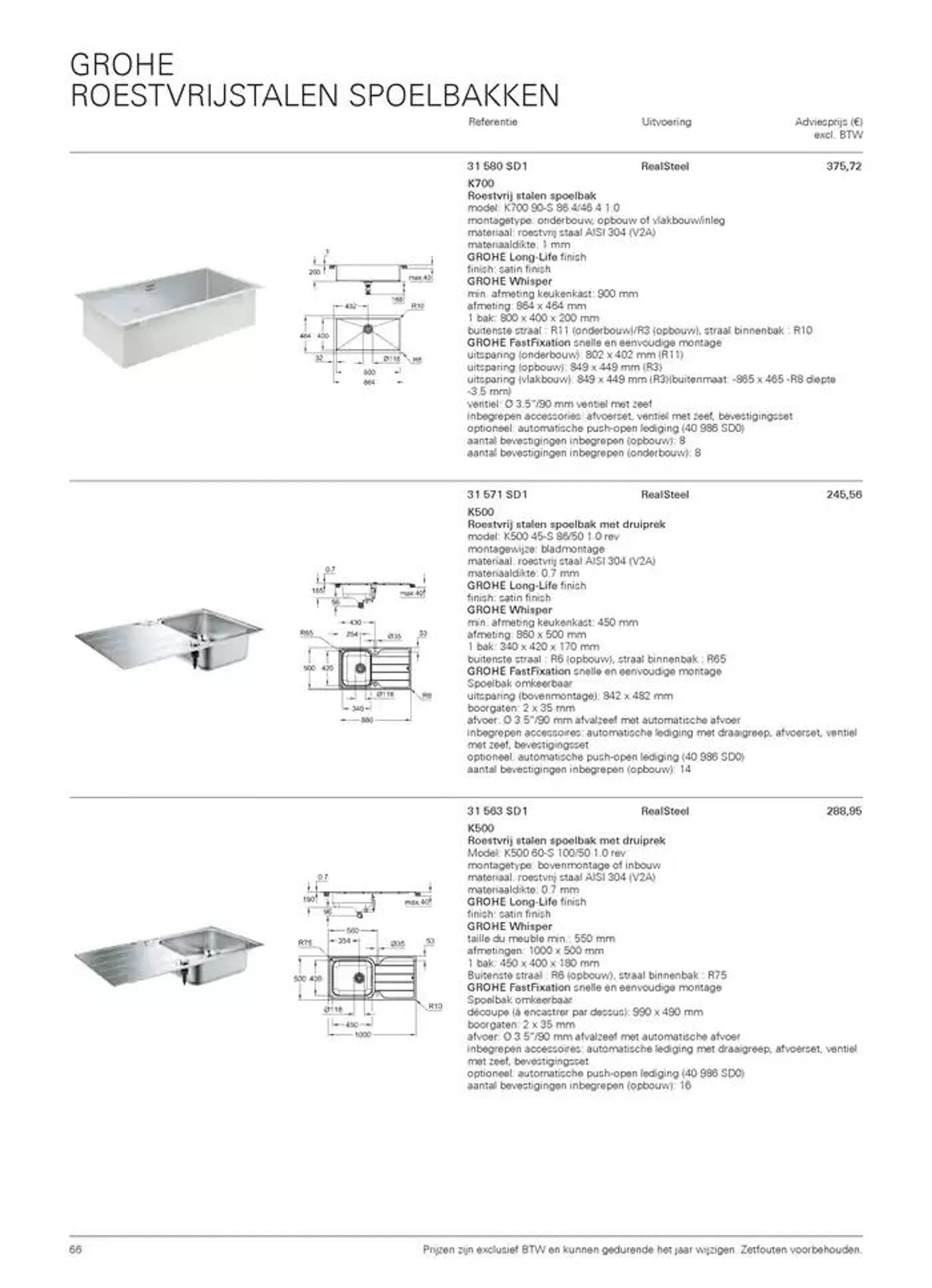 Catalogus Keuken van 16 oktober tot 31 december 2024 - folder pagina 66