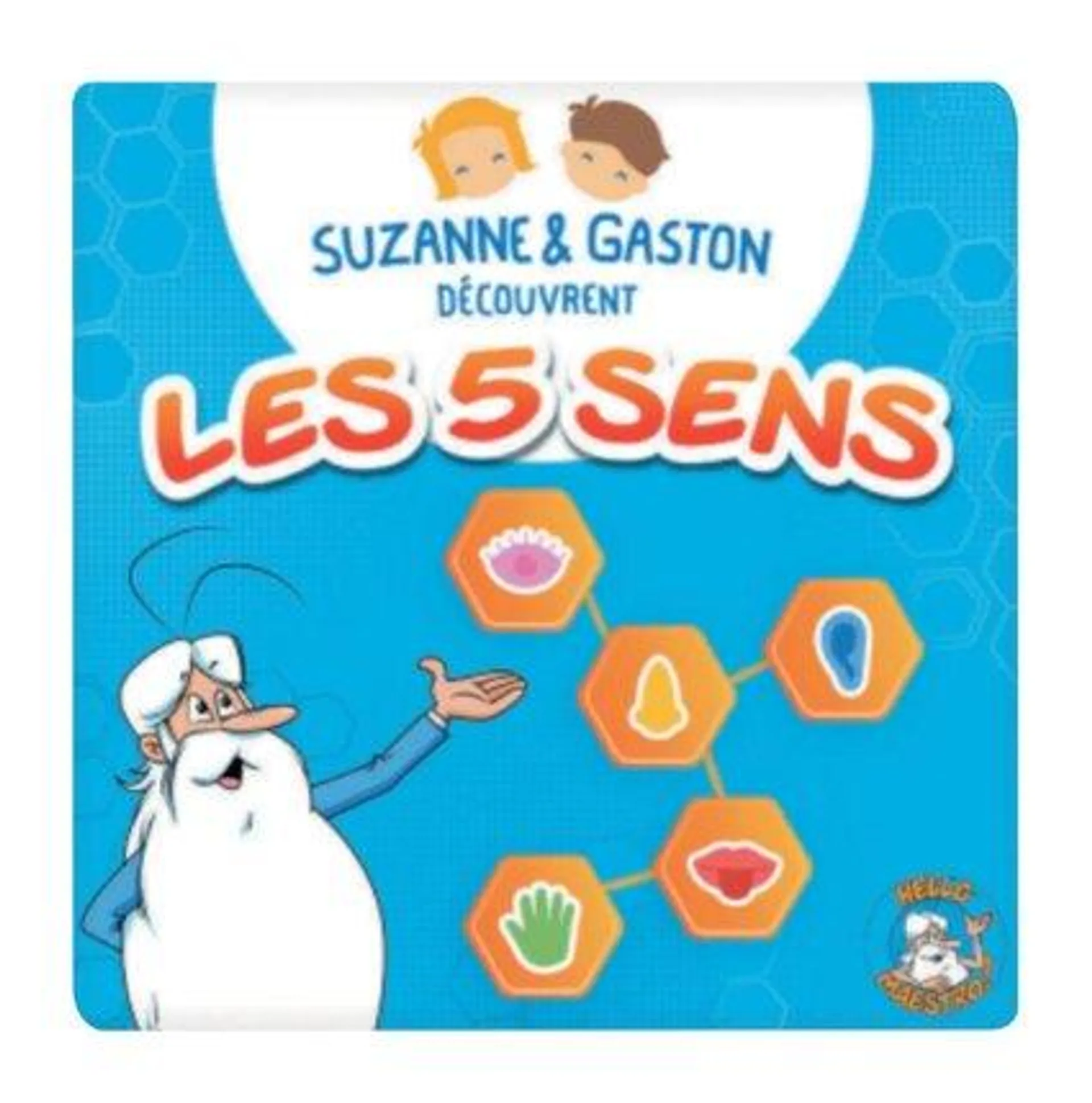 LUNII - LIVRE AUDIO - SUZANNE ET GASTON DECOUVRENT LES 5 SENS