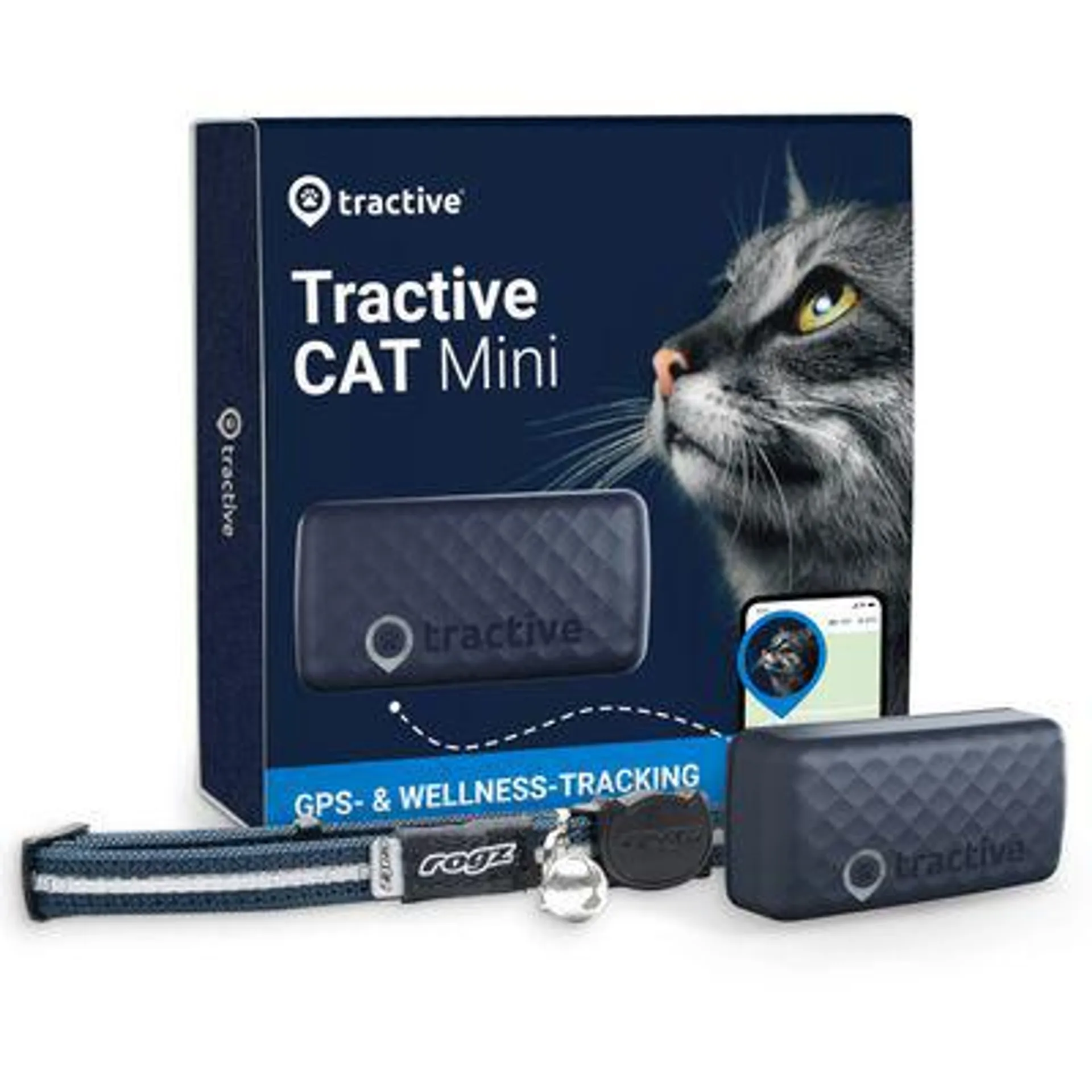 Traceur GPS Tractive CAT Mini pour chat